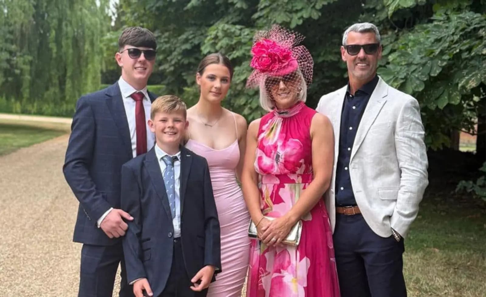 The Vaughan family (from left to right): Ed, Henry, Grace, Abbi and Tim.