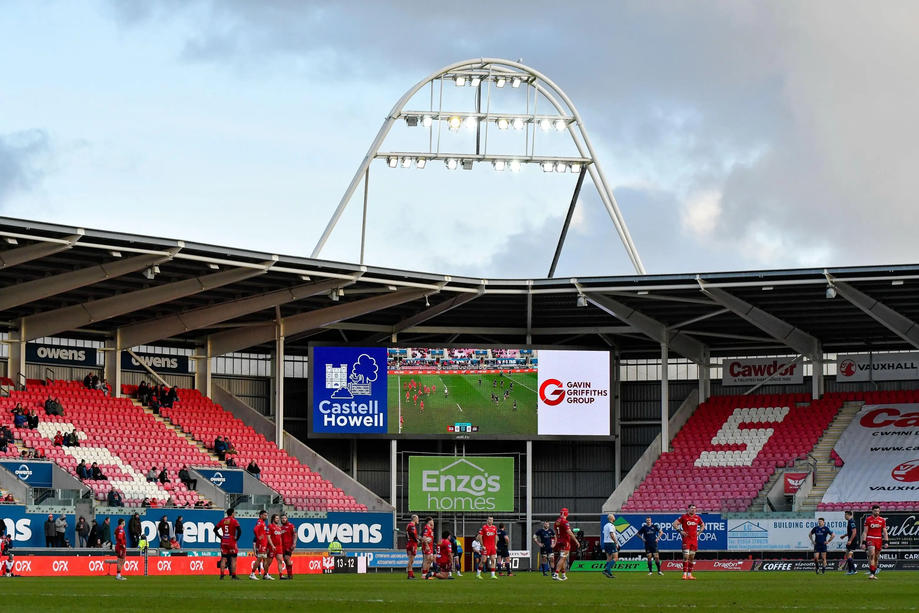 Parc y Scarlets. Pic. Alamy