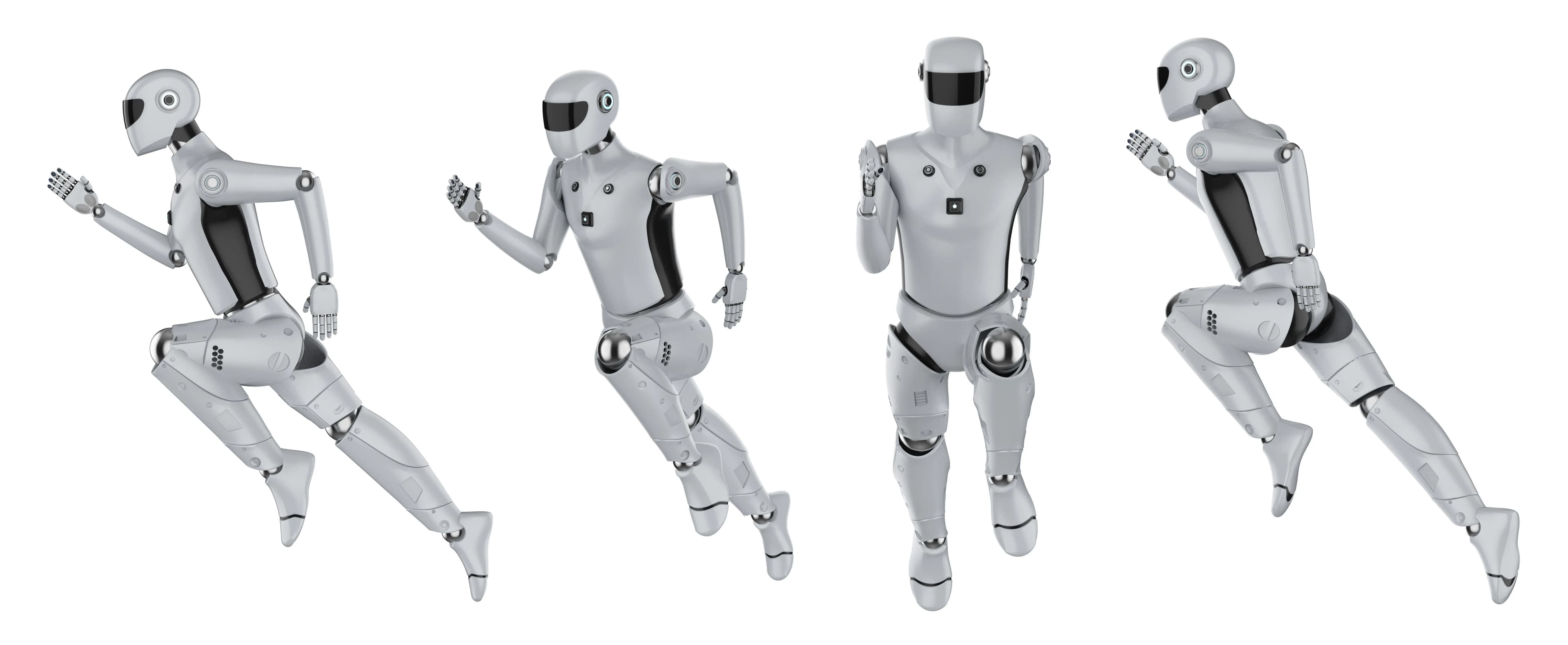 The football cyborgs are here. Pic. Alamy