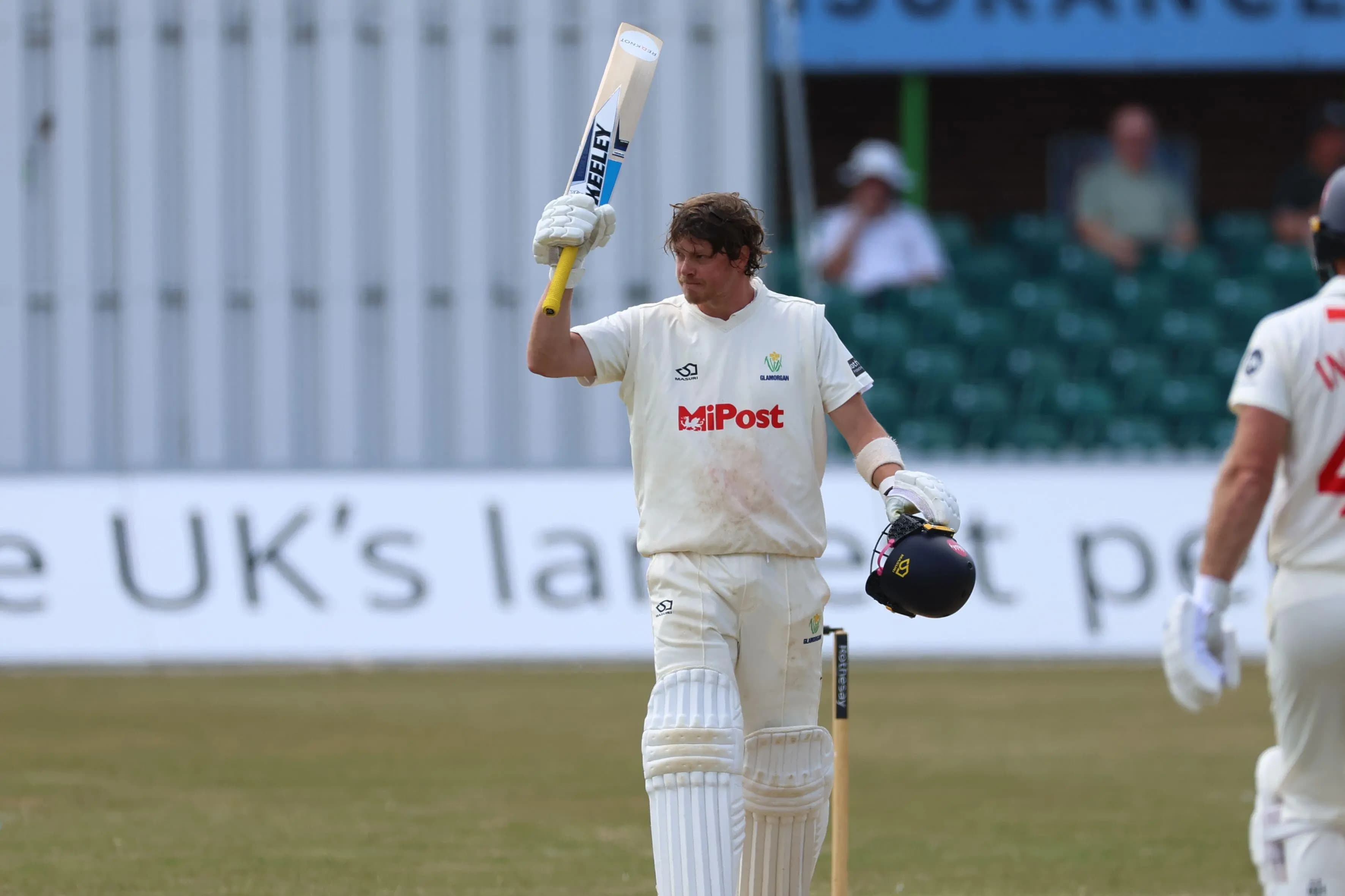 Glamorgan's Sam Northeast. Pic. Alamy