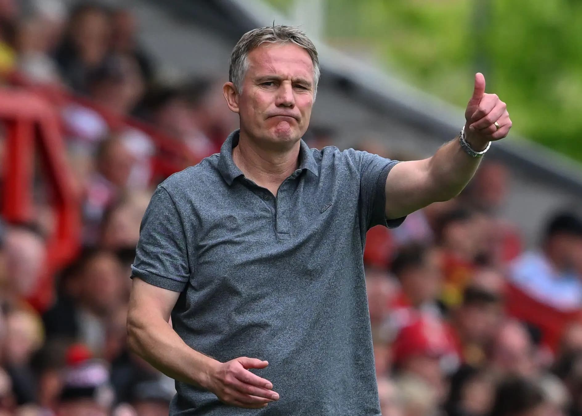 Phil Parkinson of Wrexham. Pic. Alamy