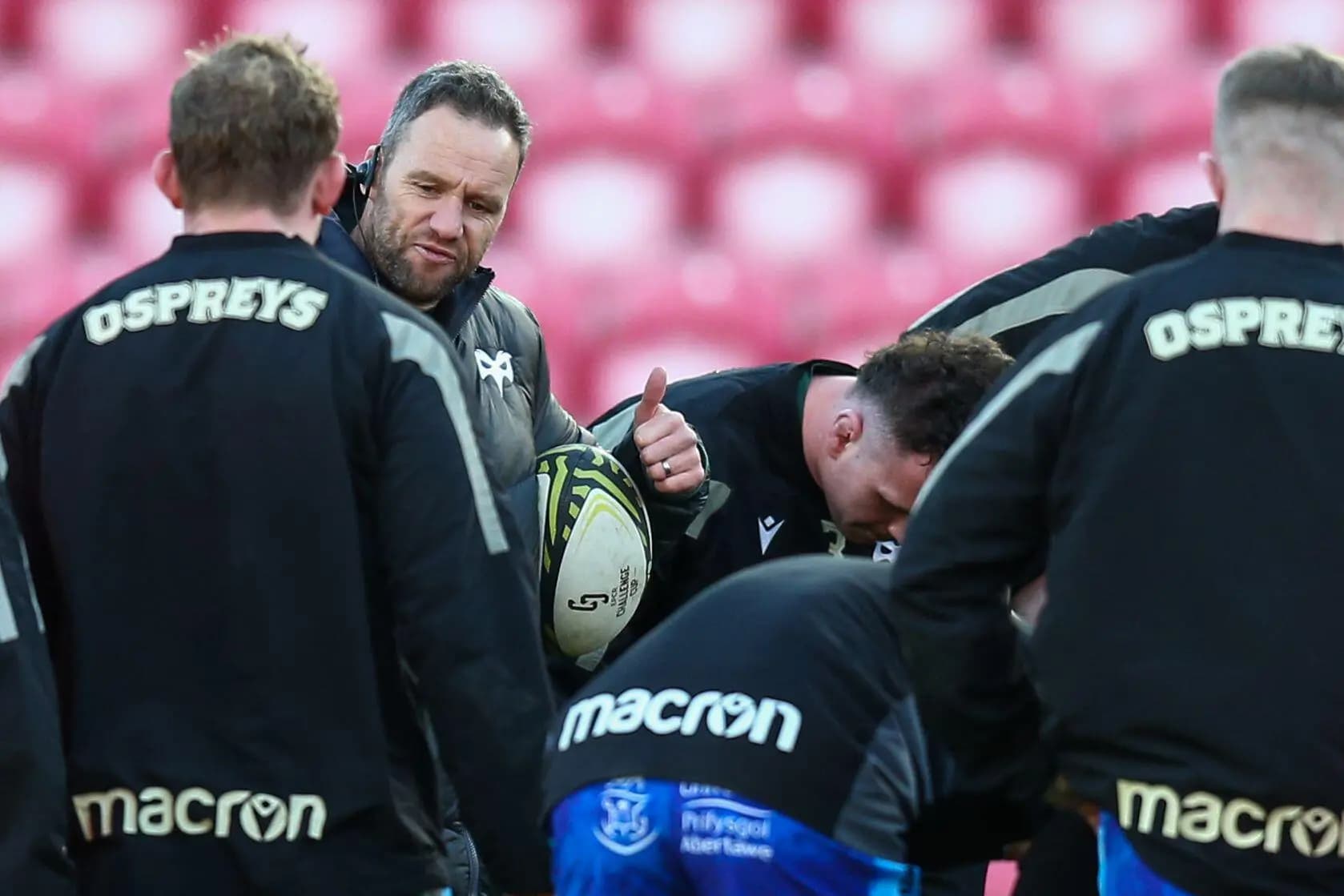 Ospreys coach Mark Jones. Pic. Alamy