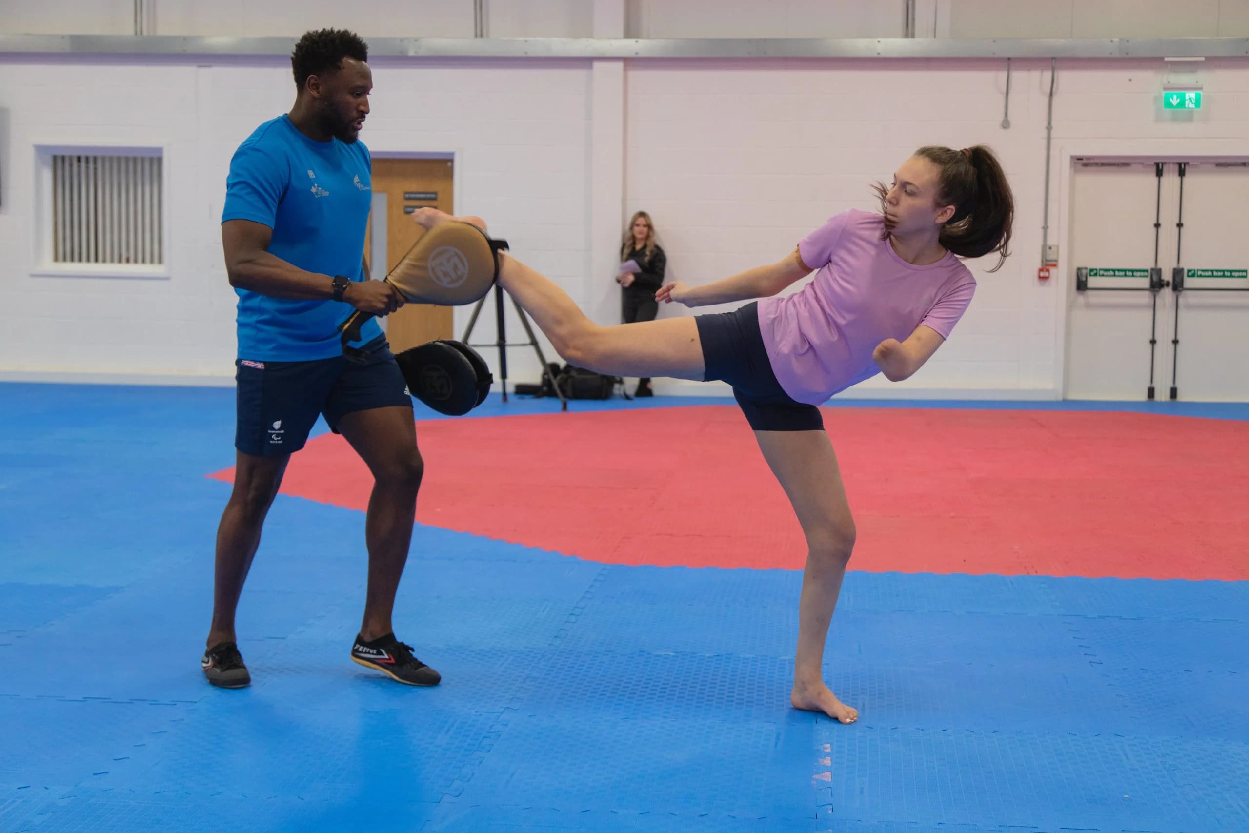 Keira Forsythe in training