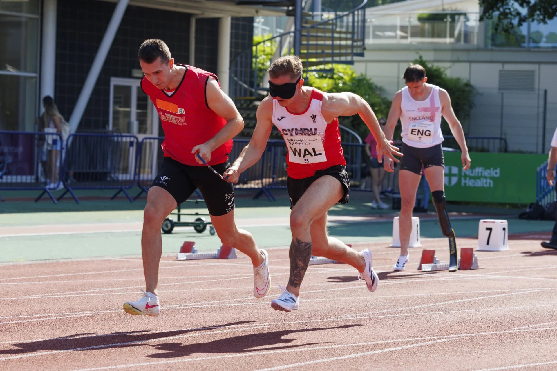 James Ledger competing