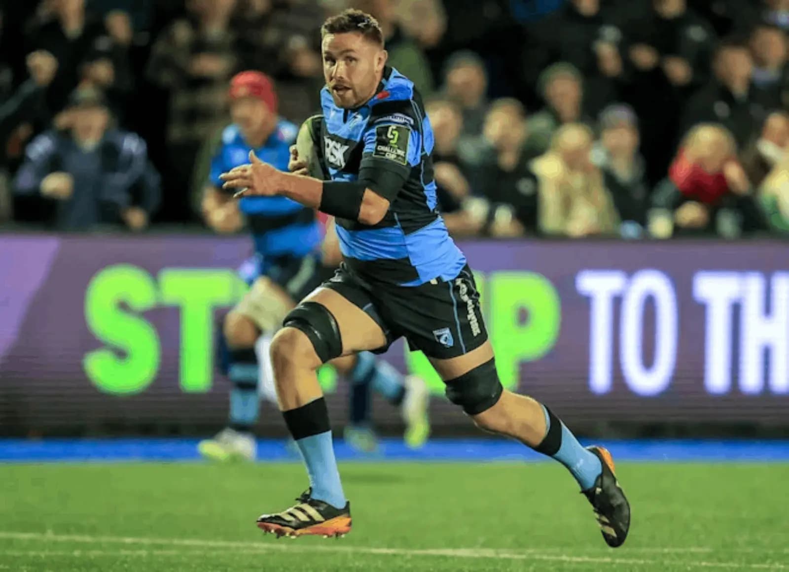 Cardiff forward George Nott. Pic: Inpho Photography