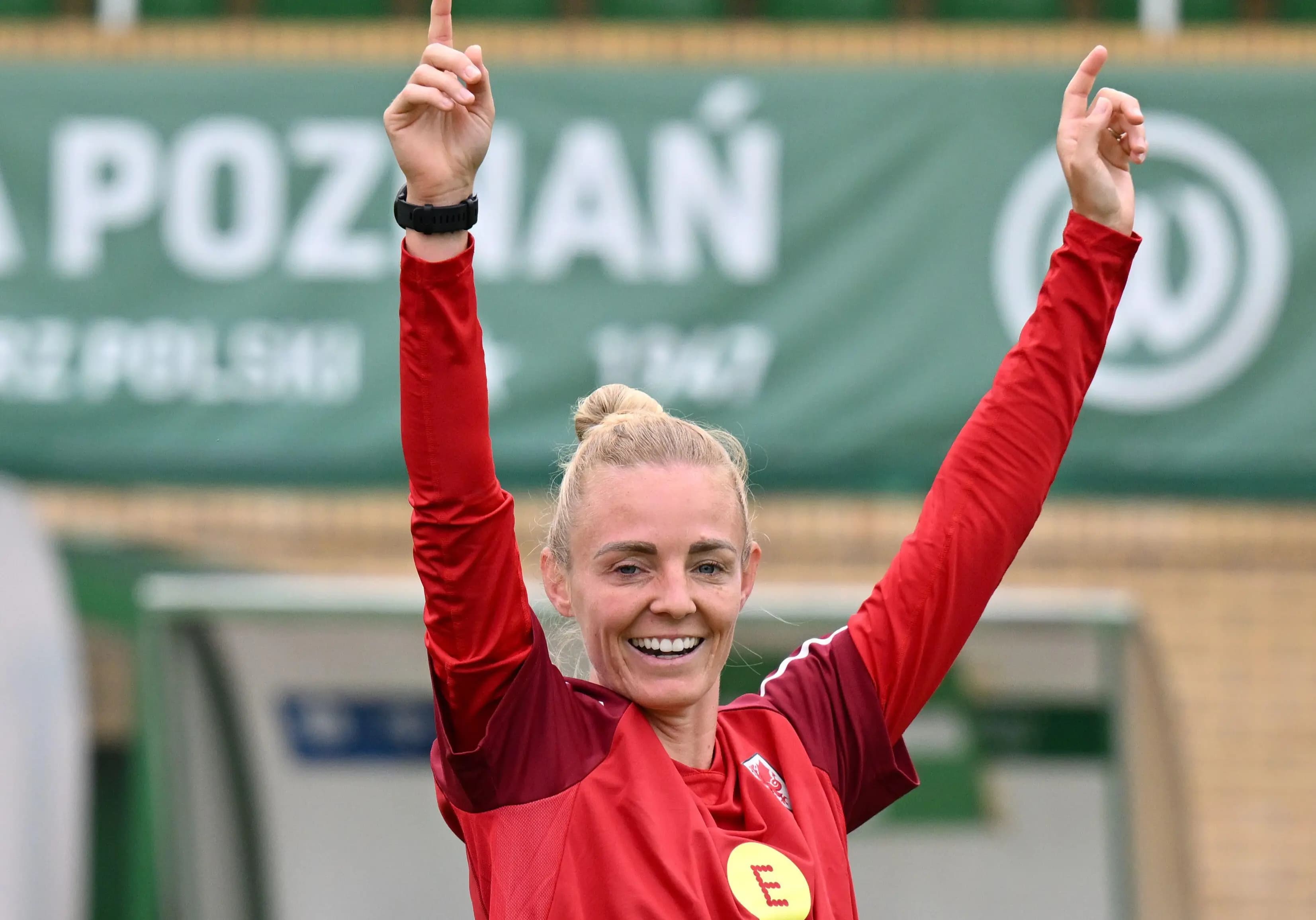 Wales' Sophie Ingle. Pic. Alamy