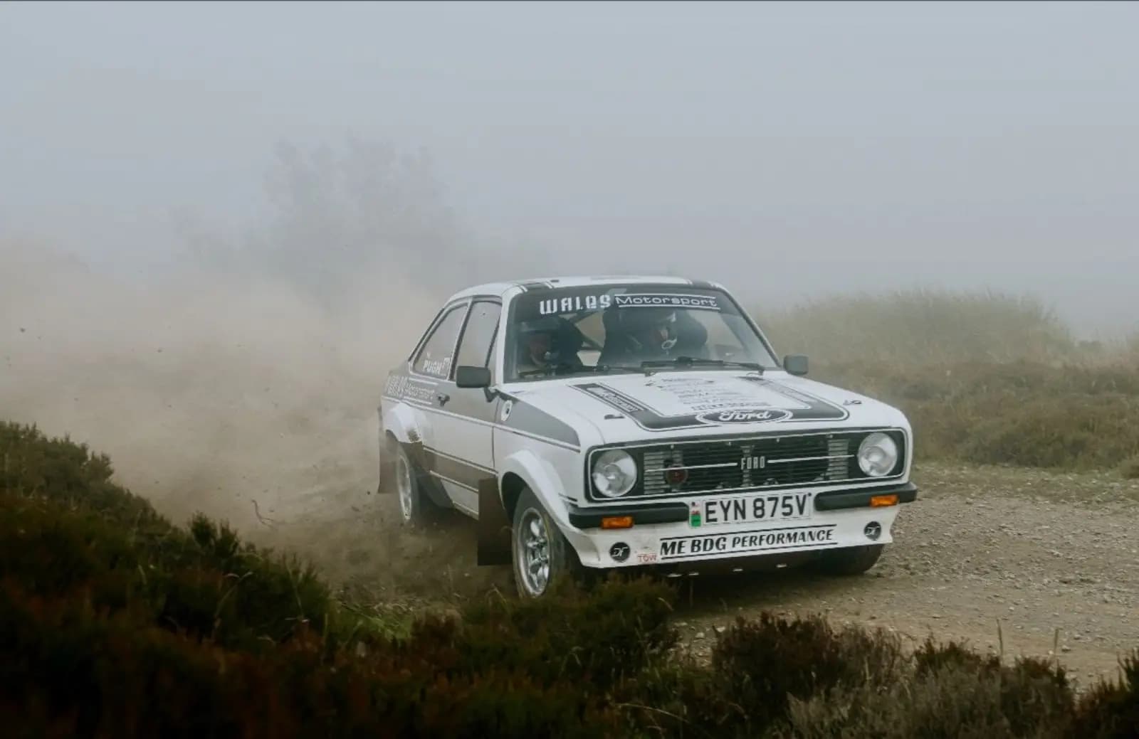 Osian Pryce driving a Ford Escort RS1800 Mk2: Pic: Wales Motorsport