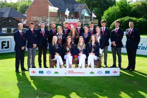 The Wales squad that competed at the Home Internationals. Pic: Wales Golf