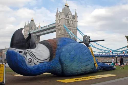 A giant dead parrot. Pic. Alamy