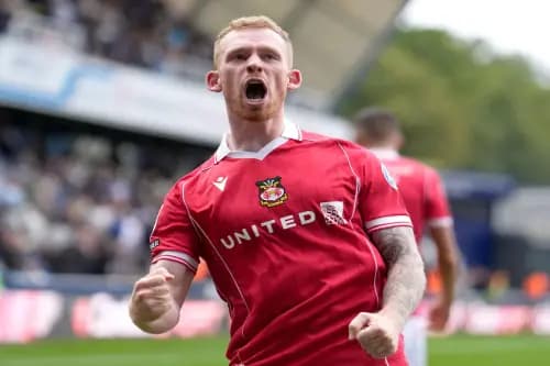 Wrexham's Lewis O'Brien. Pic. Alamy