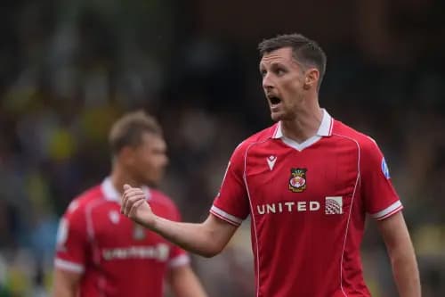 Wrexham's Dominic Hyam. Pic. Alamy