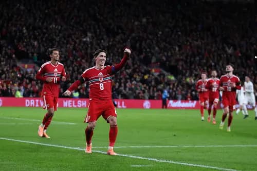 Harry Wilson of Wales. Pic. Alamy