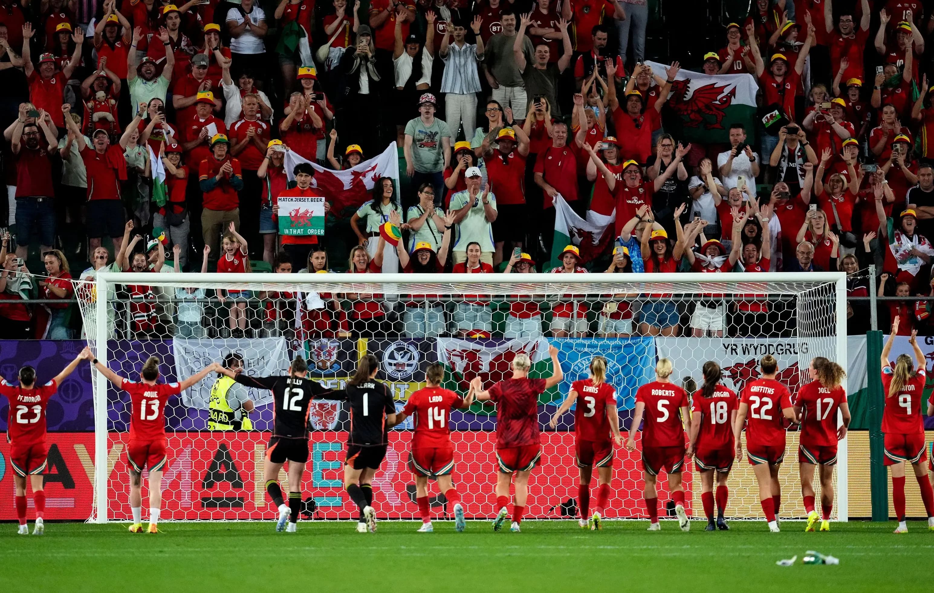 Wales England Euro 2025. Pic. Alamy