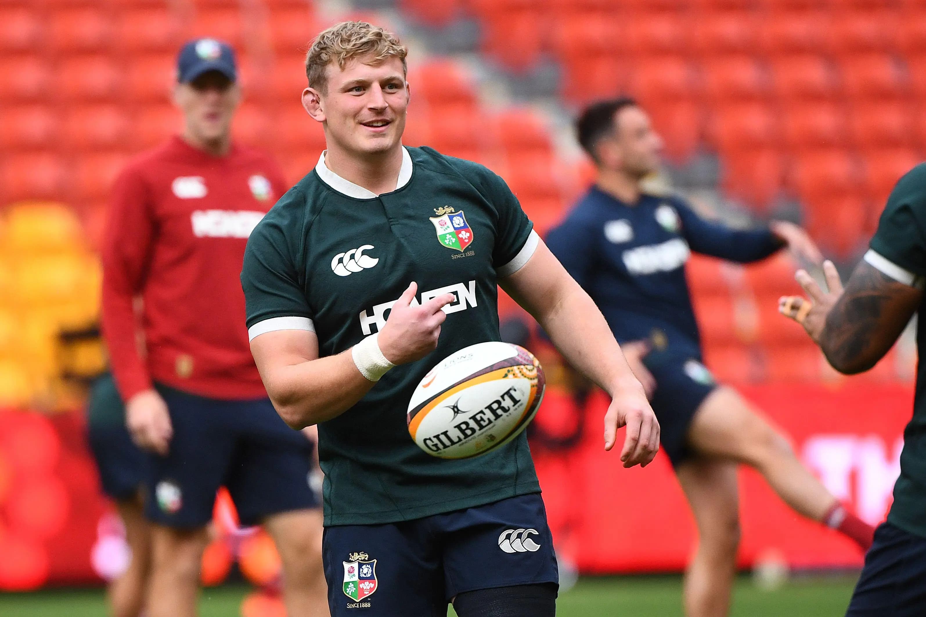 Jac Morgan of the Lions. Pic. Alamy