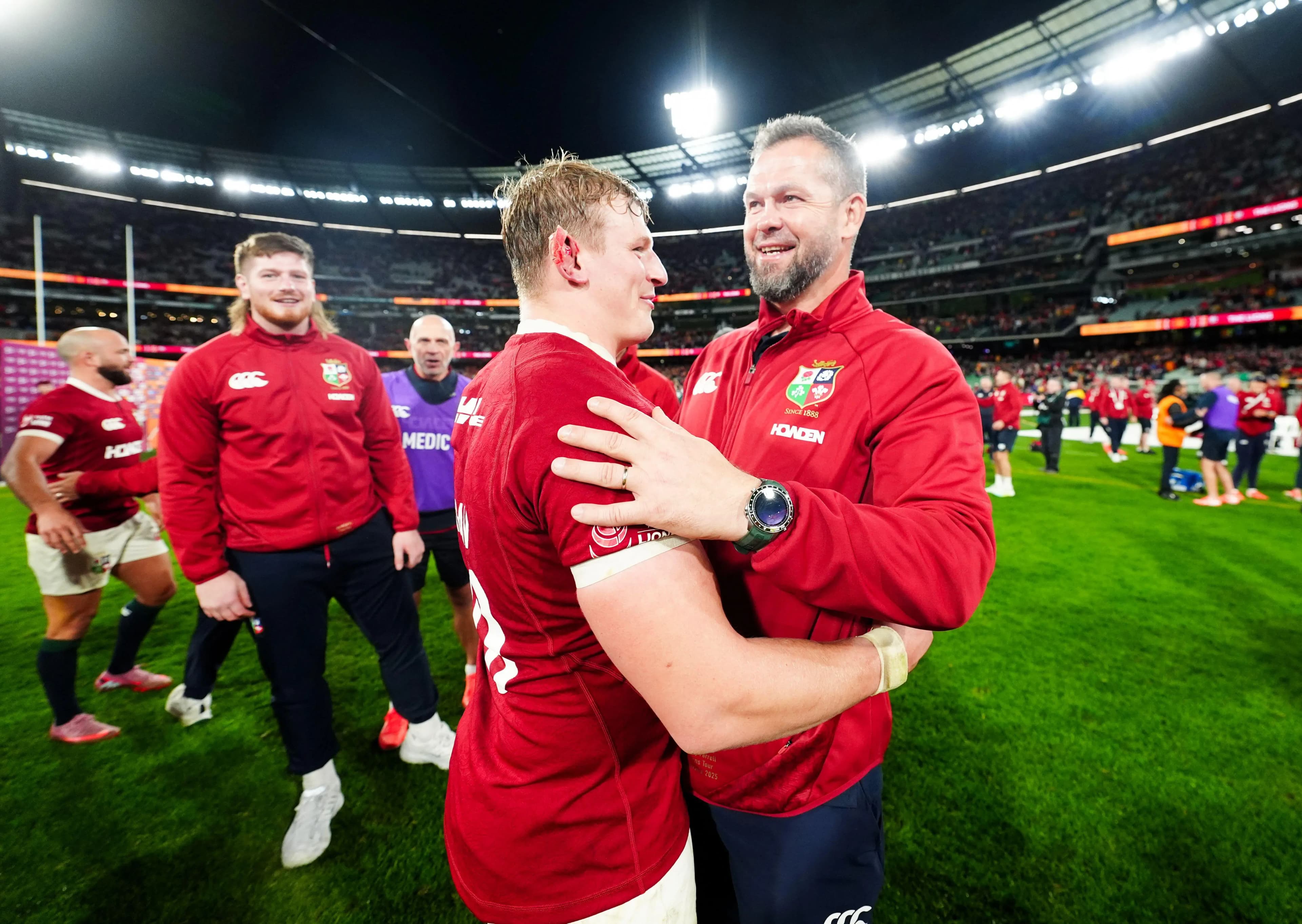 Jac Morgan of the Lions. Pic. Alamy