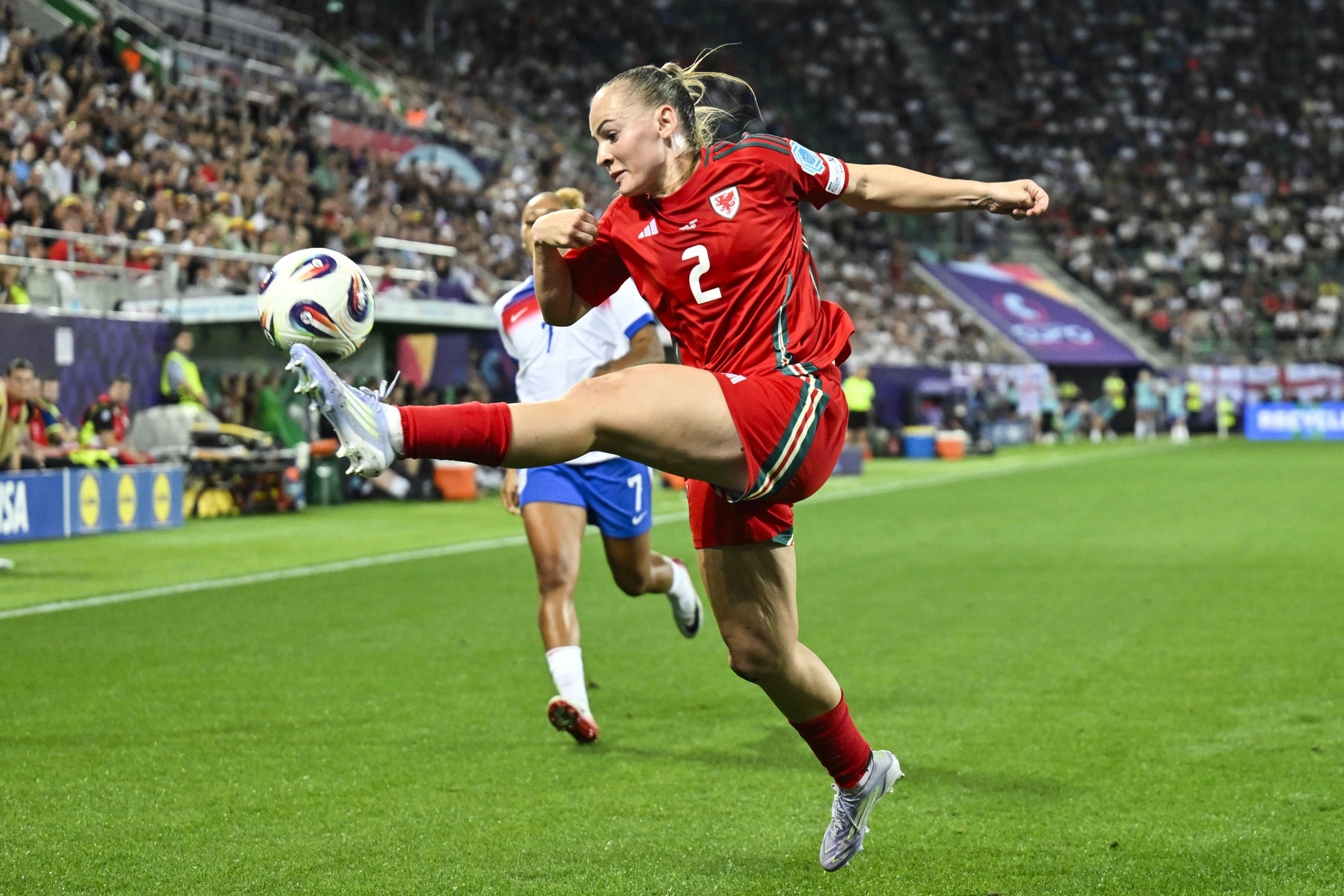 Wales defender Lily Woodham. Pic: Alamy