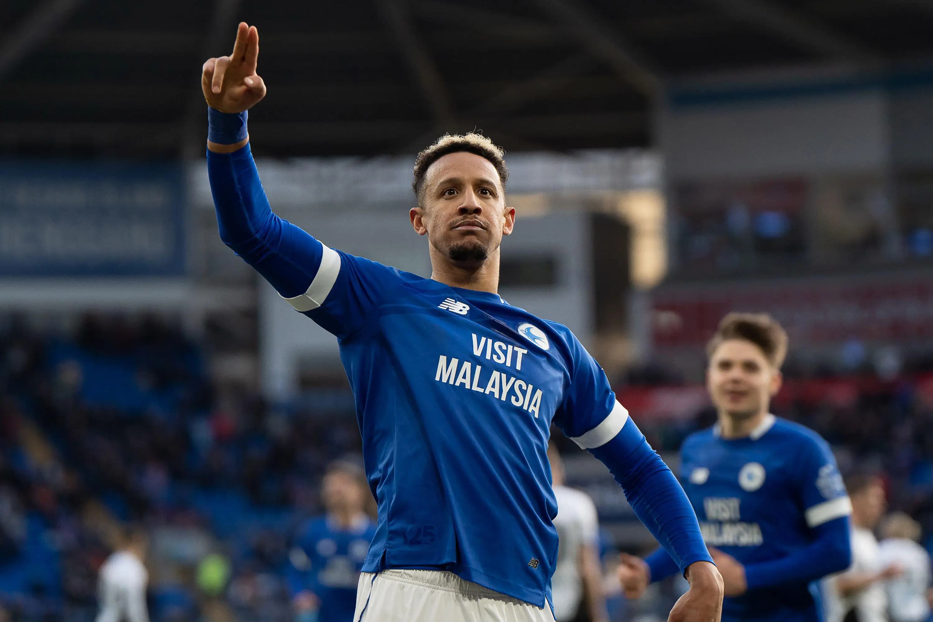 Callum Robinson of Cardiff City. Pic. Alamy