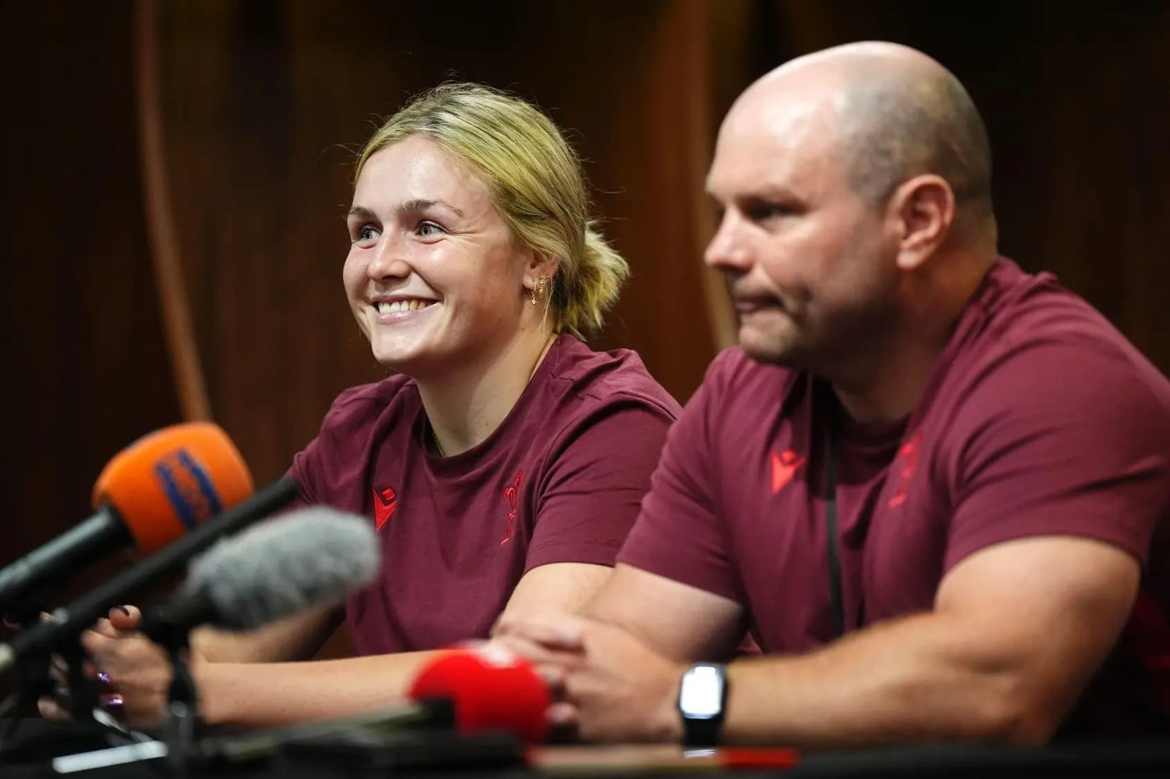 Wales co-captain Alex Callender (left). Pic. Alamy