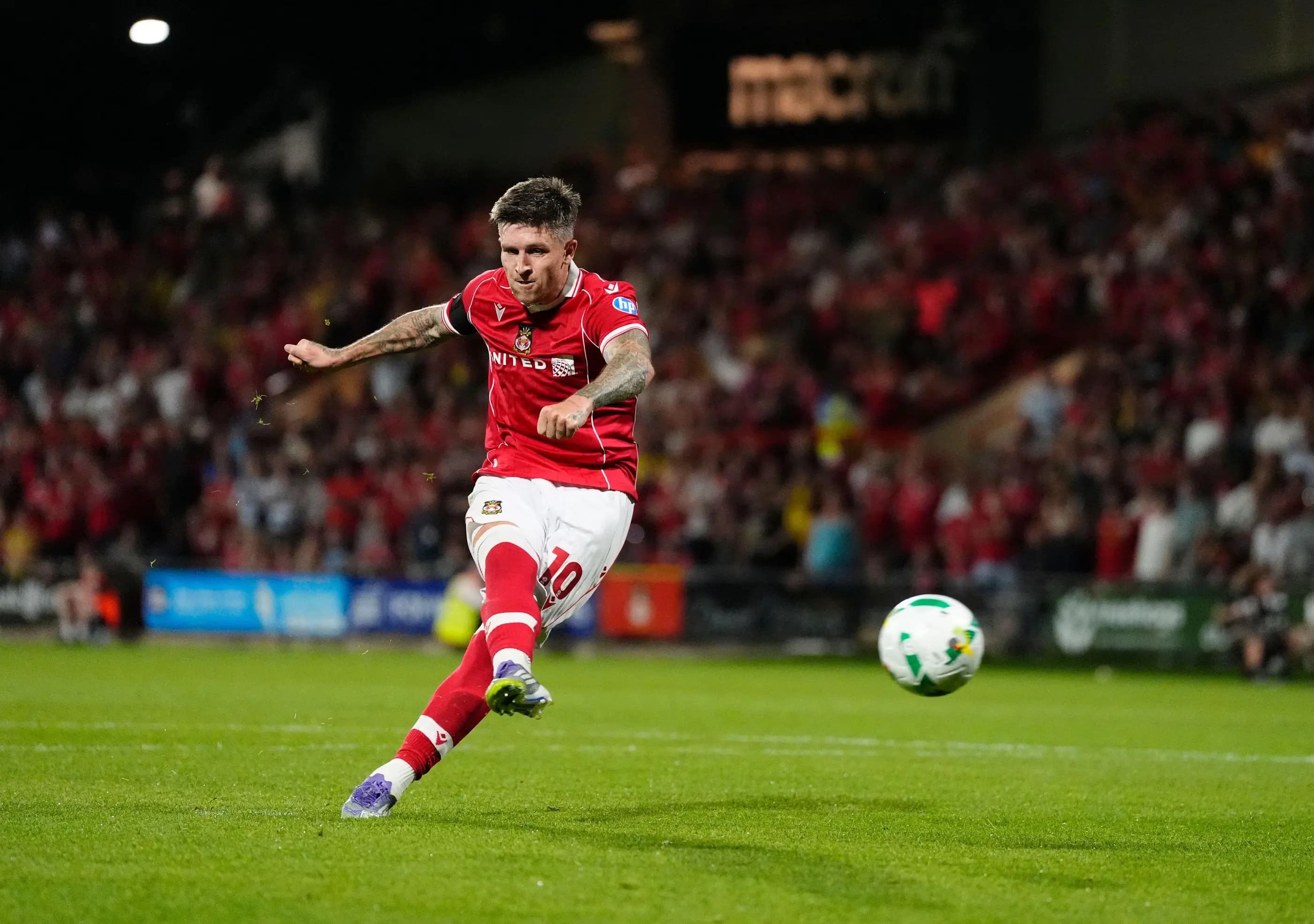 Wrexham's Josh Windass. Pic. Alamy