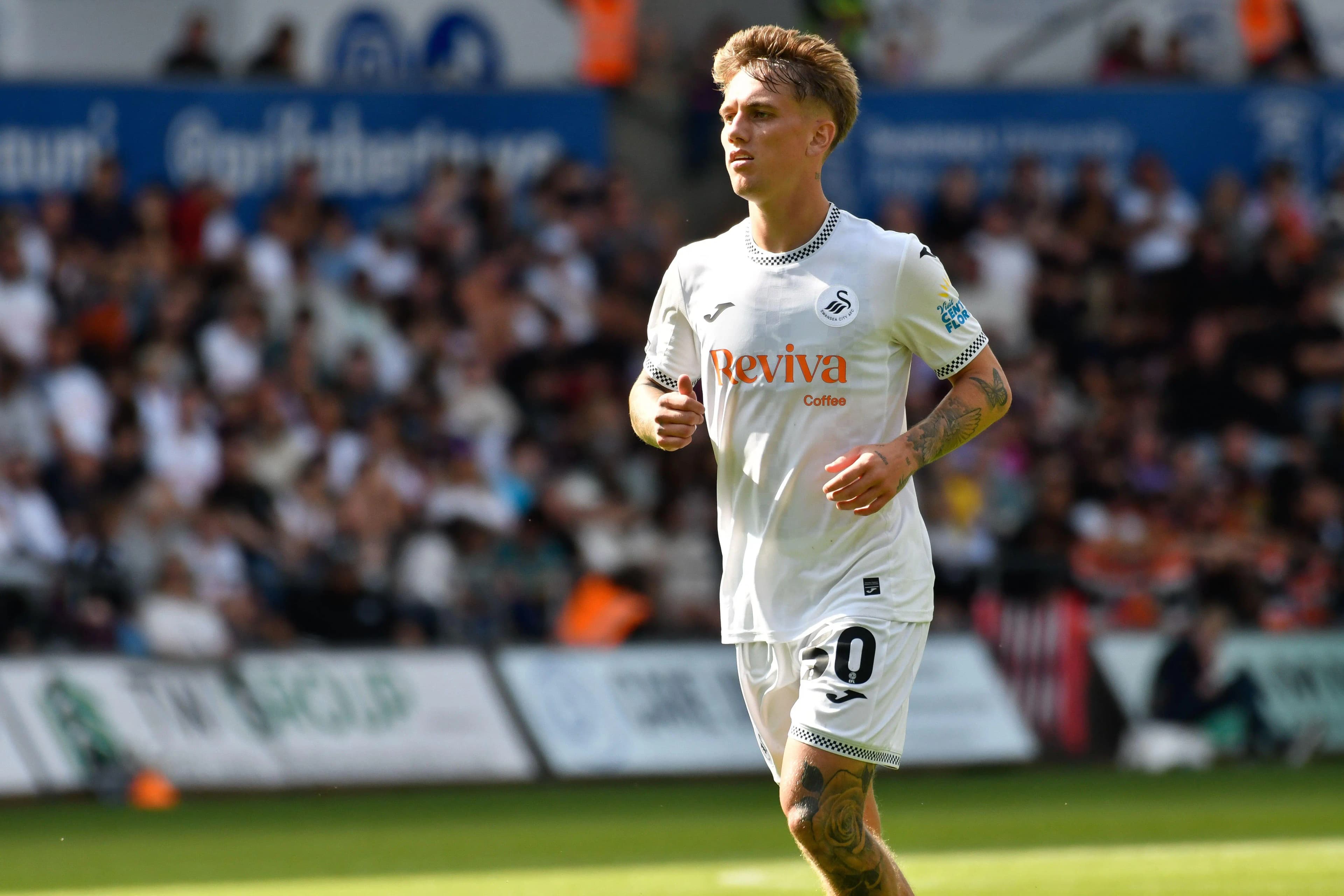 Ethan Galbraith of Swansea City. Pic. Alamy