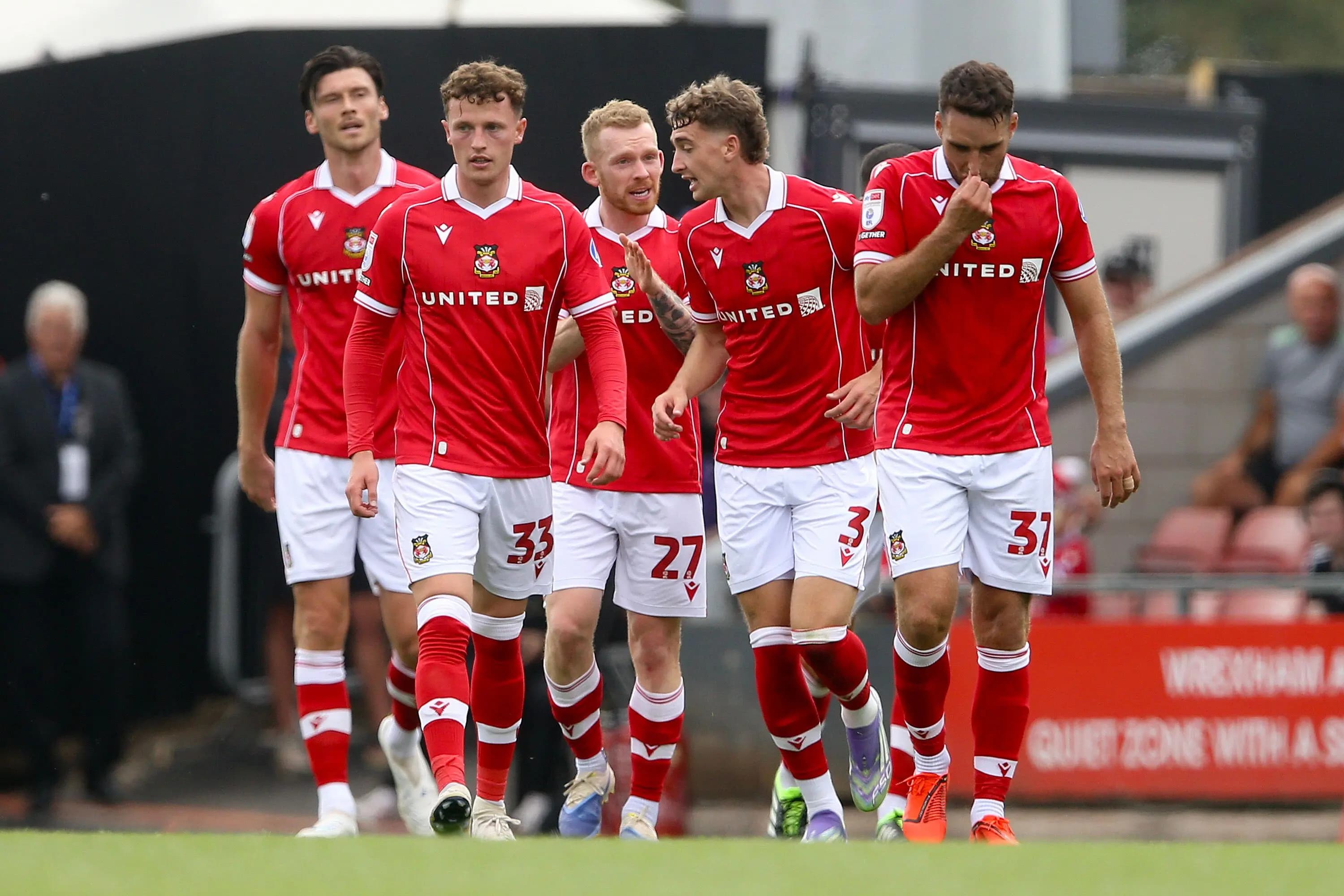 Wrexham players have yet to earn a point. Pic. Alamy