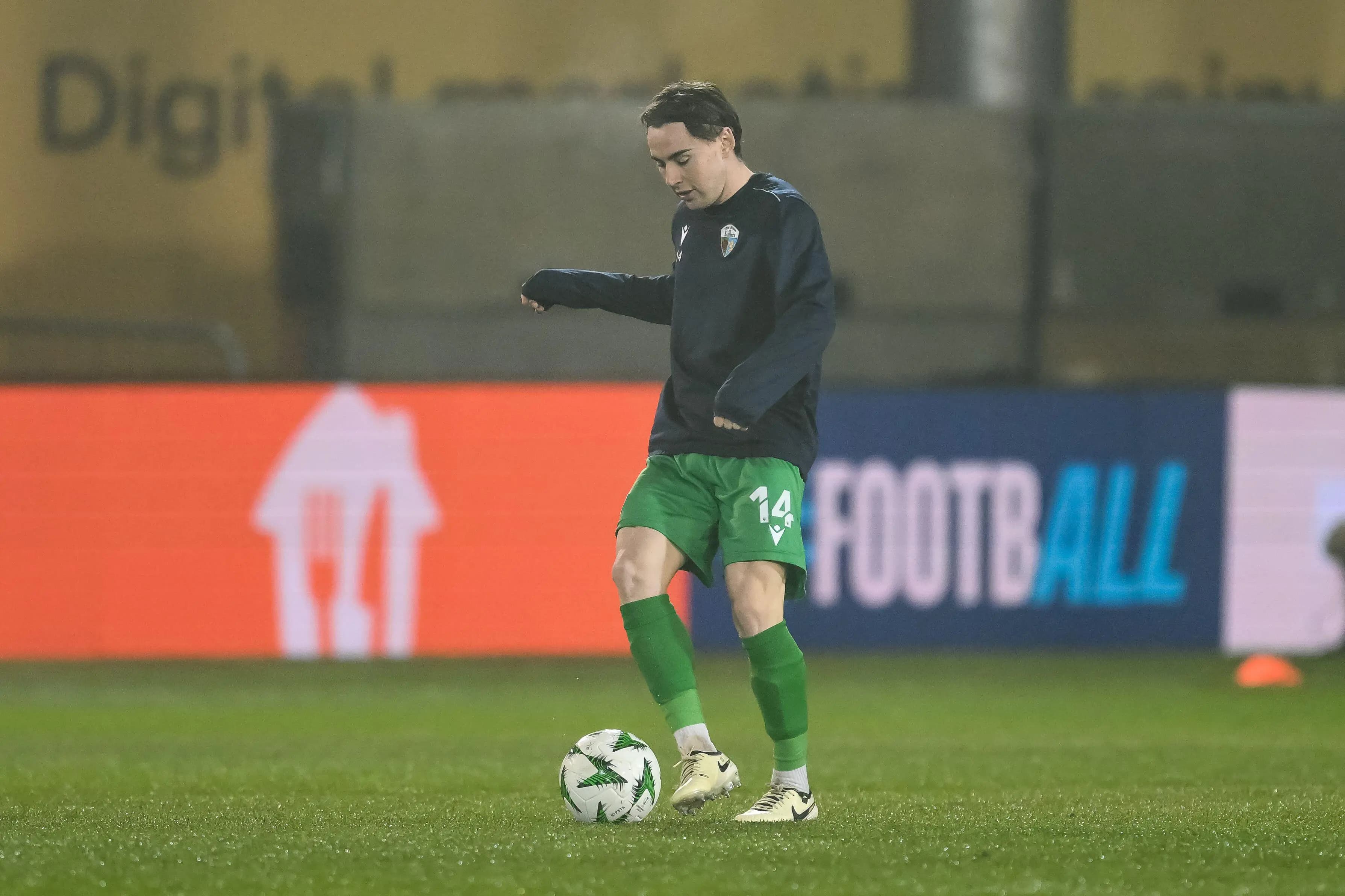 Dan Williams of The New Saints. Pic. Alamy