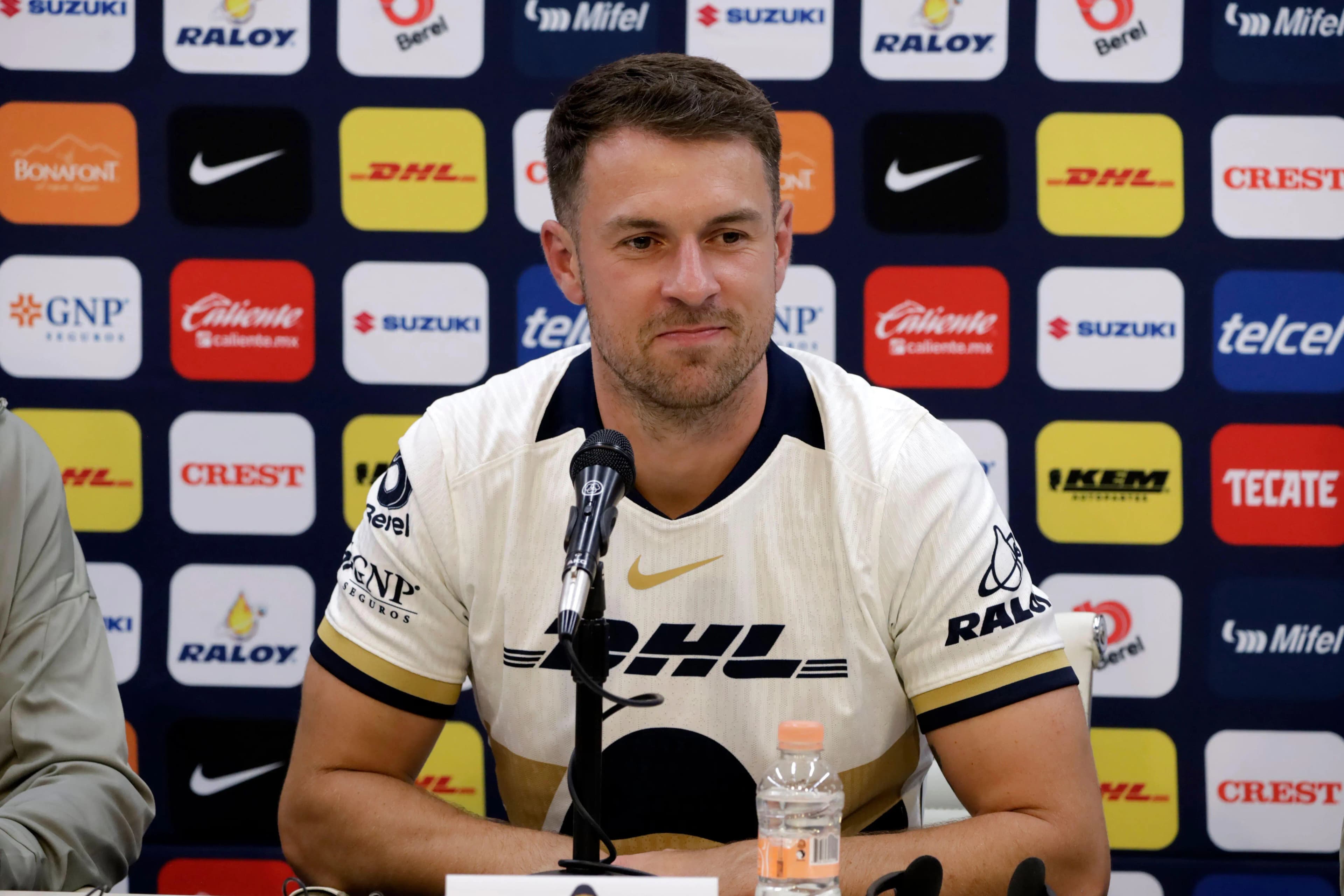 Aaron Ramsey has played his first game in Mexico. Pic. Alamy