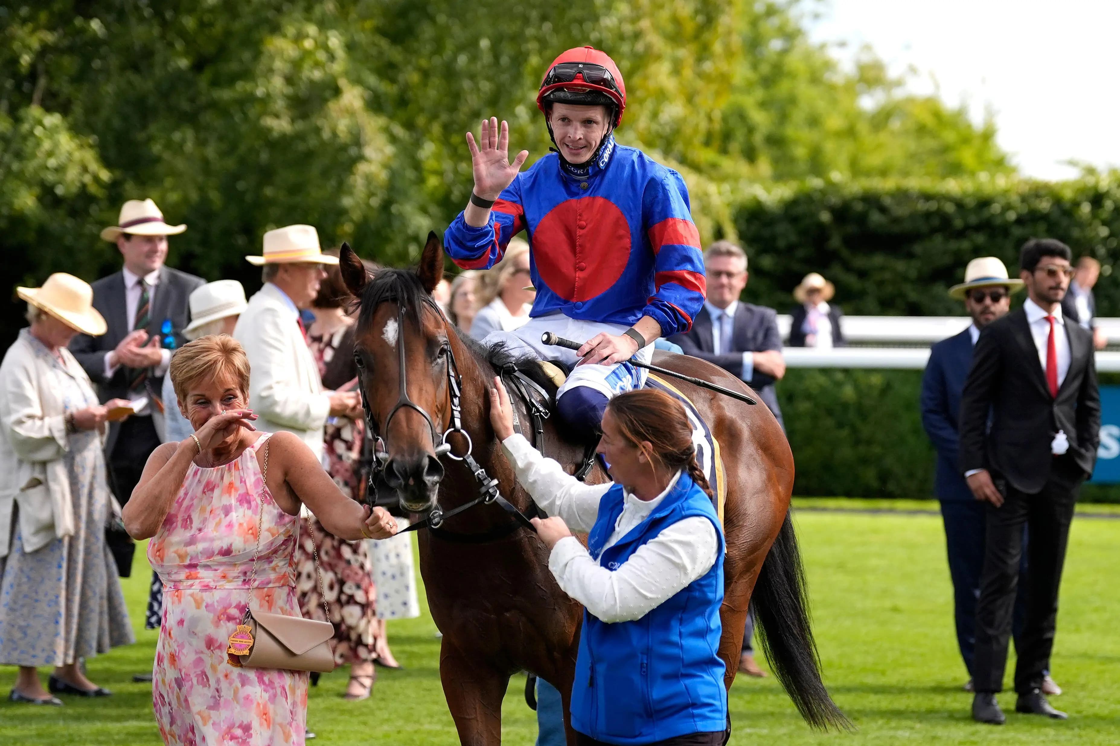 Waving goodbye - Welsh jockey David Probert is leaving for Hong Kong