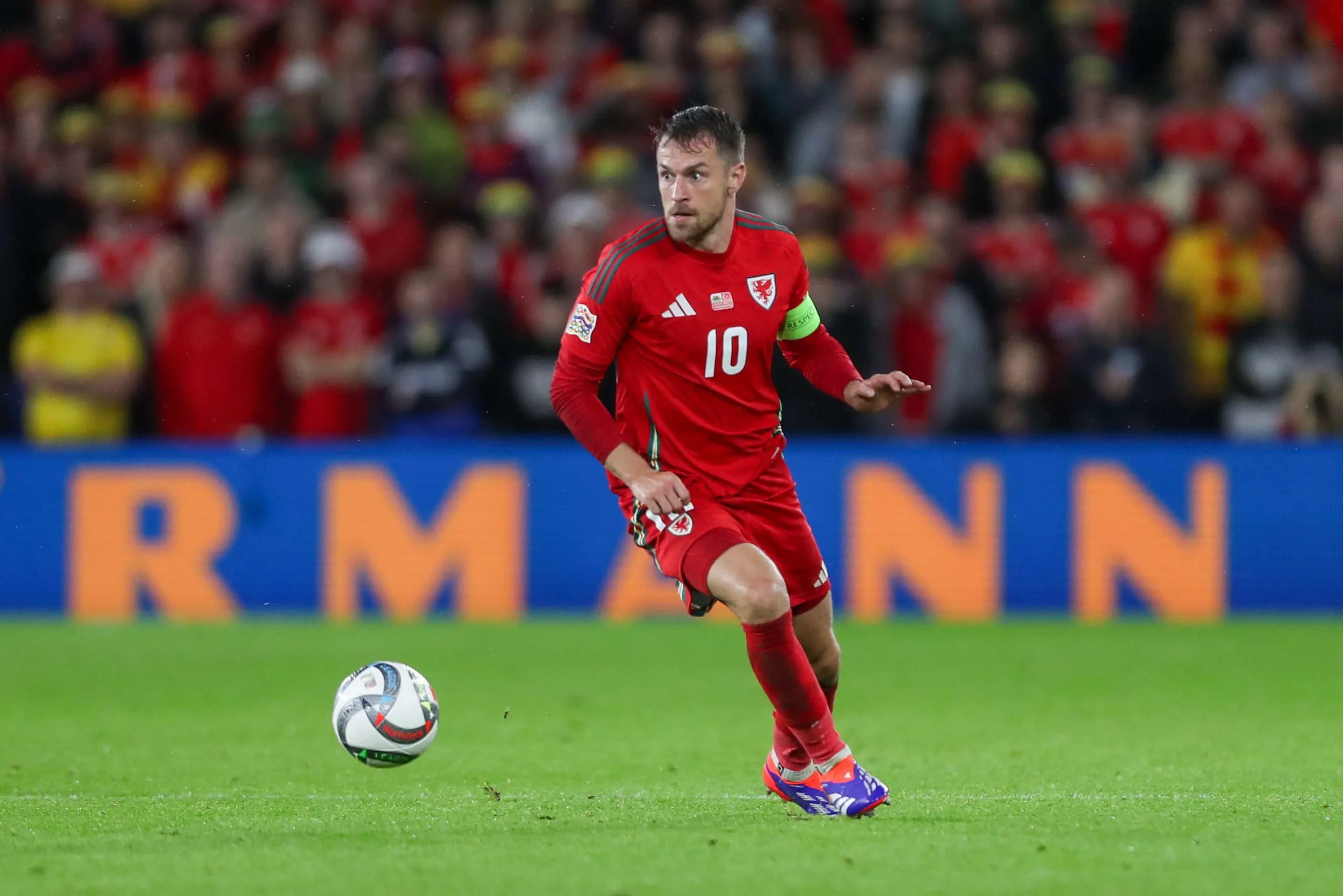 Aaron Ramsey of Wales. Pic. Alamy