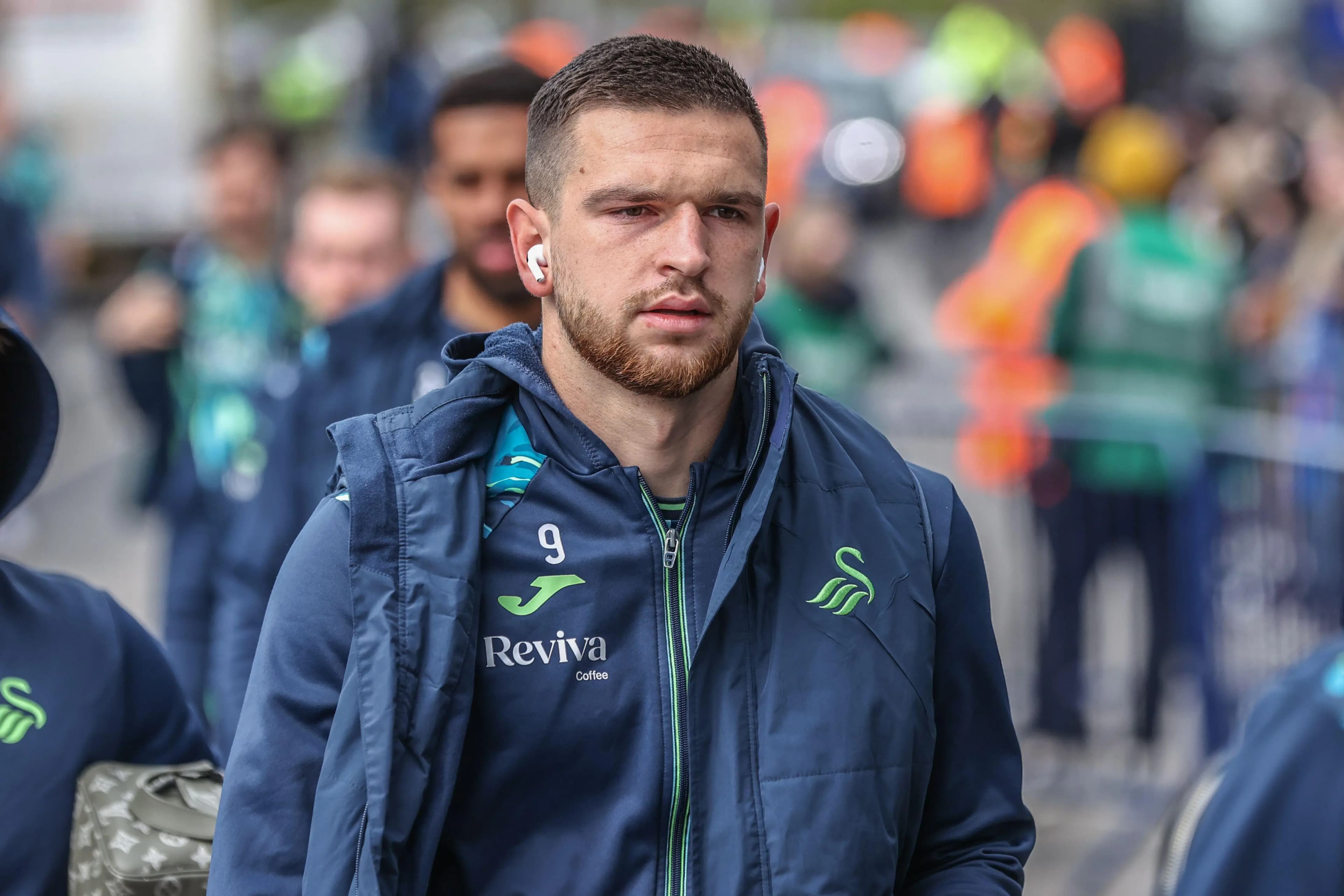 Žan Vipotnik of Swansea City.. Pic. Alamy