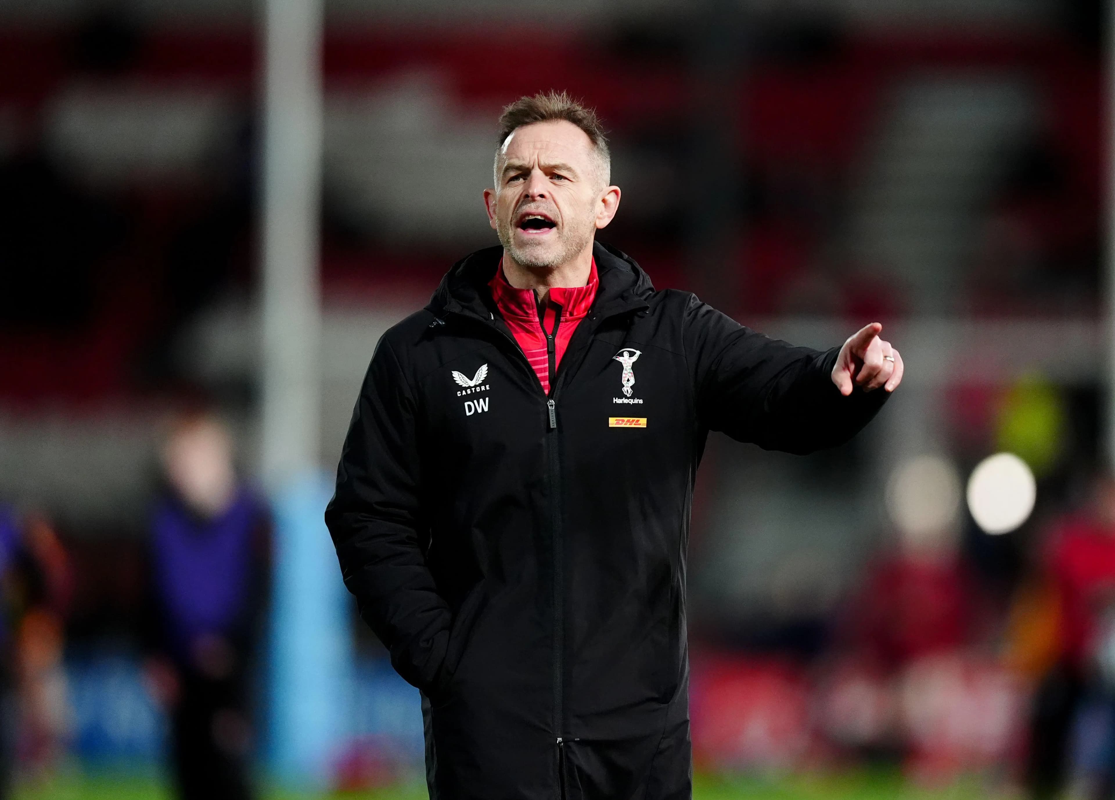 Harlequins coach Danny Wilson. Pic. Alamy