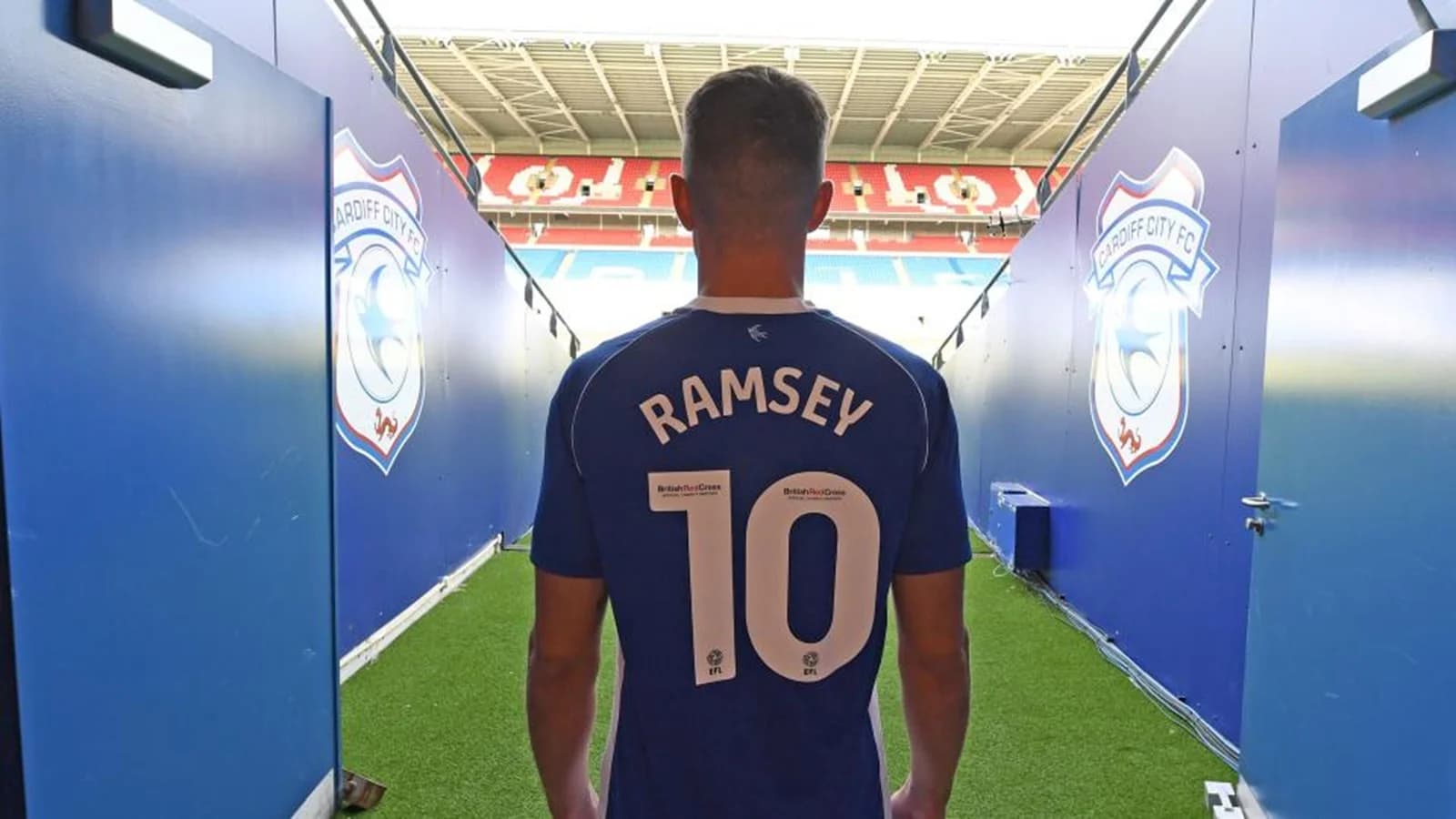 Aaron Ramsey, cardiff City. Pic: CCFC