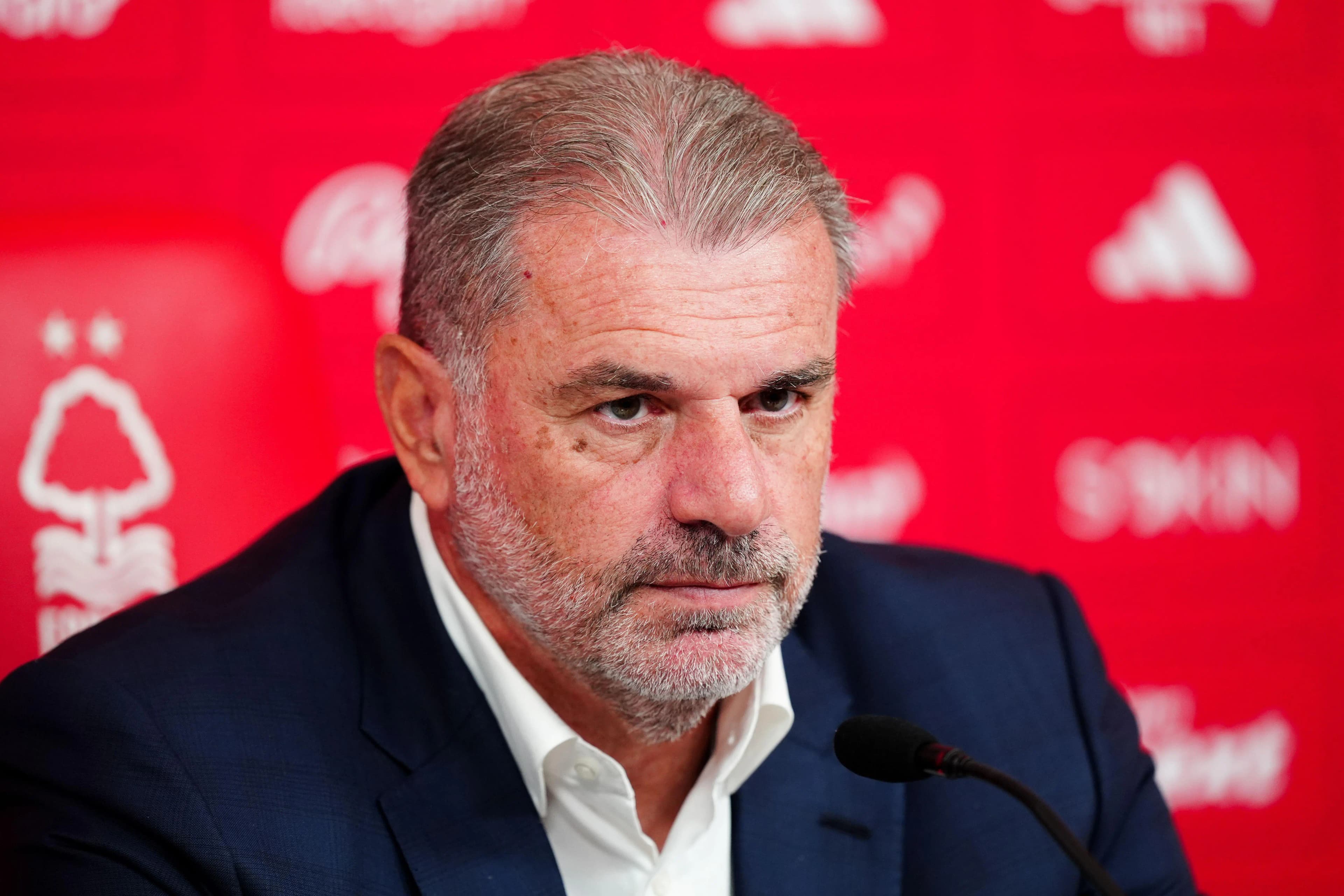 Ange Postecoglou Nottingham Forest. Pic. Alamy