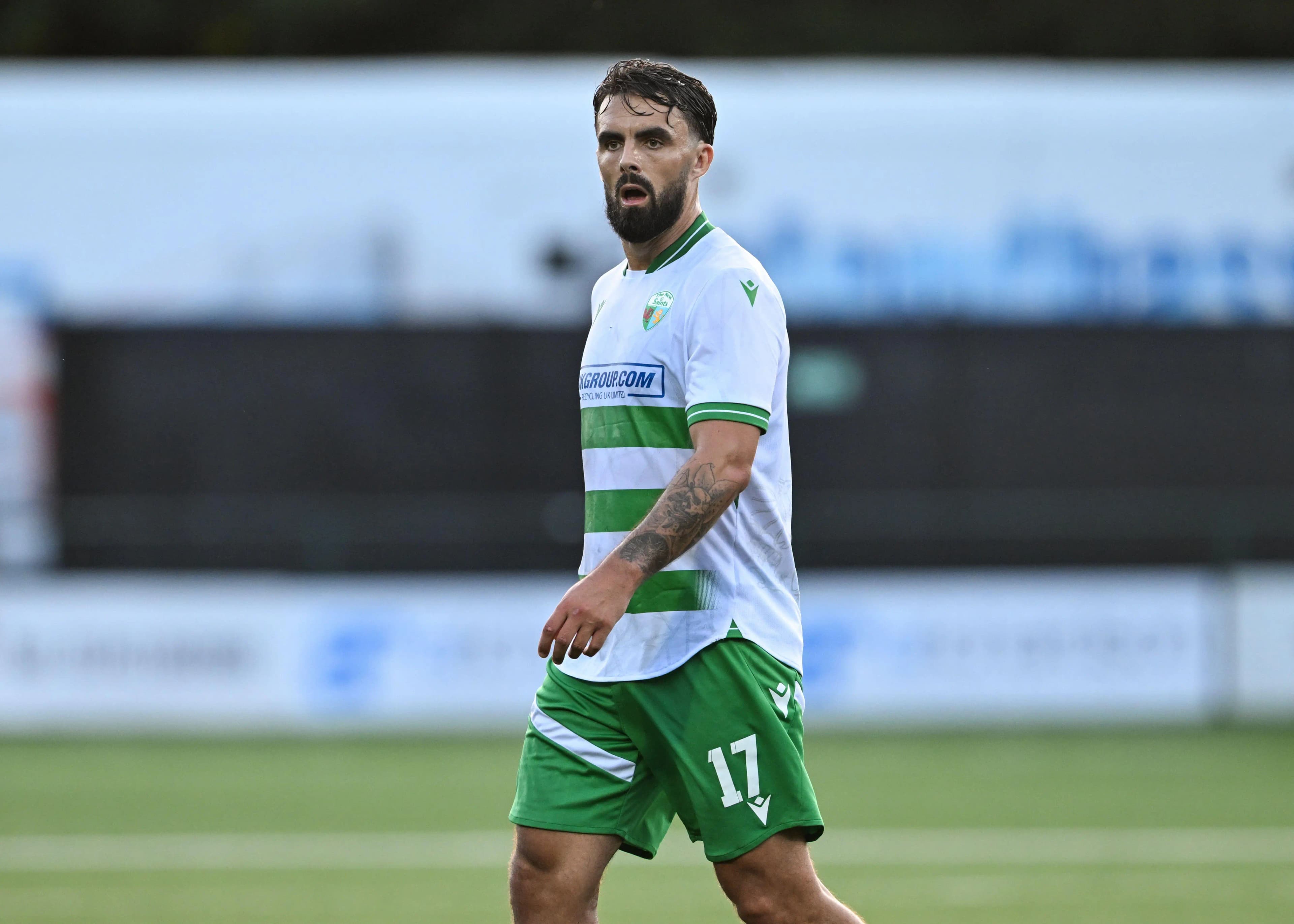 Jordan Williams of The New Saints. Pic. Alamy