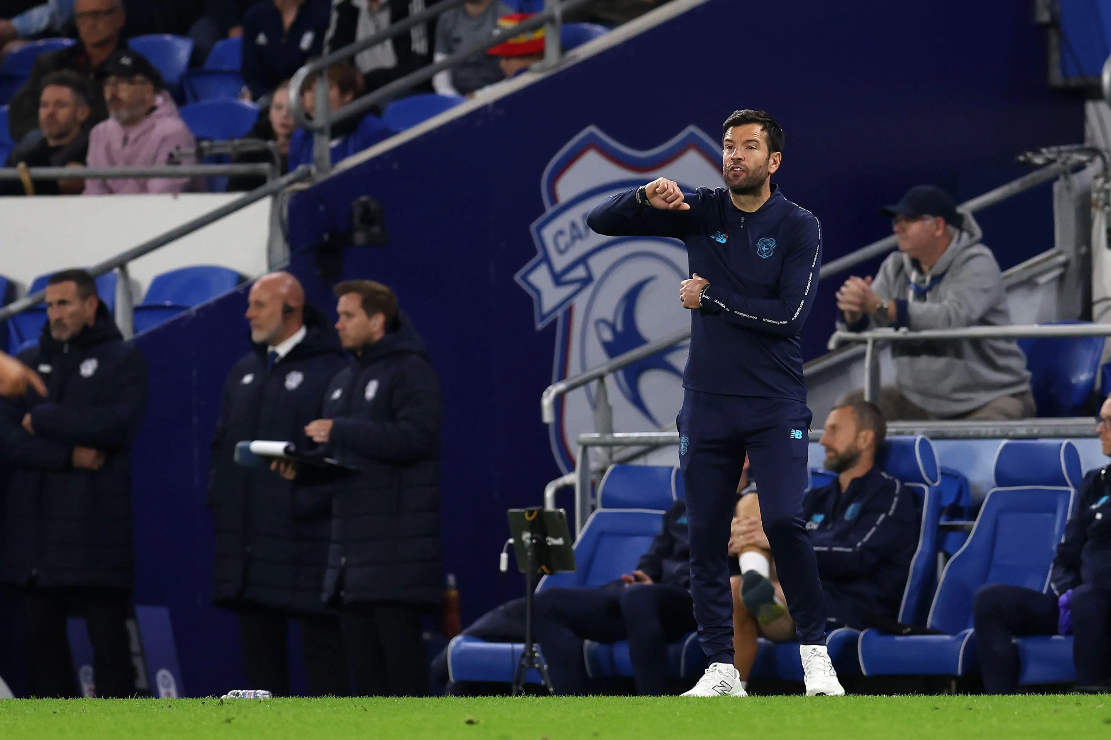 Brian Barry-Murphy, the manager of Cardiff City. Pic. Alamy