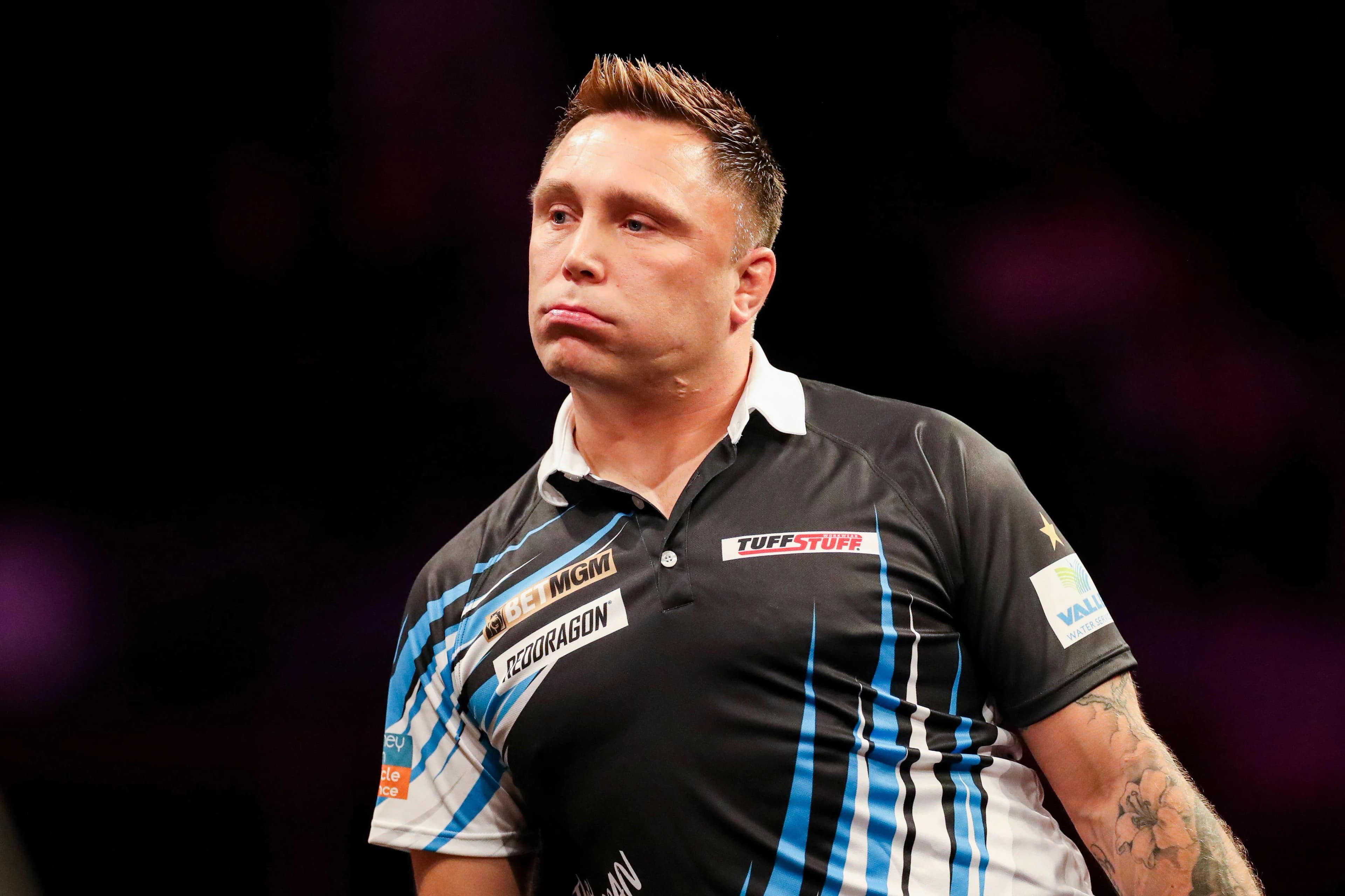 Brighton, UK. 07th Mar, 2024. Gerwyn Price reacts during the 2024 BetMGM Premier League Darts, Night 6 at the Brighton Centre, Brighton, England, United Kingdom on 7 March 2024 Credit: Every