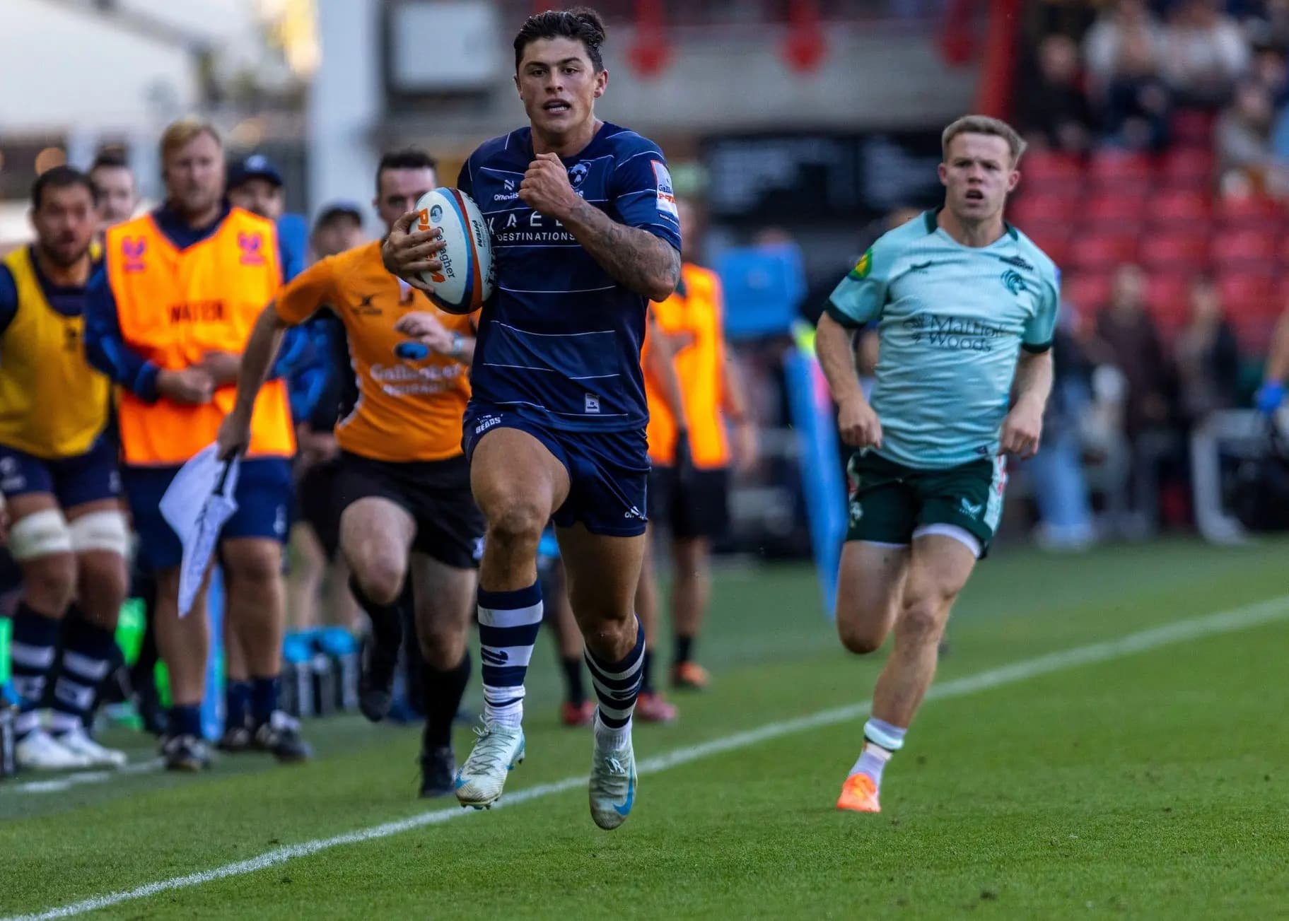Bristol Bear’s Louis Rees-Zammit. Pic. Alamy