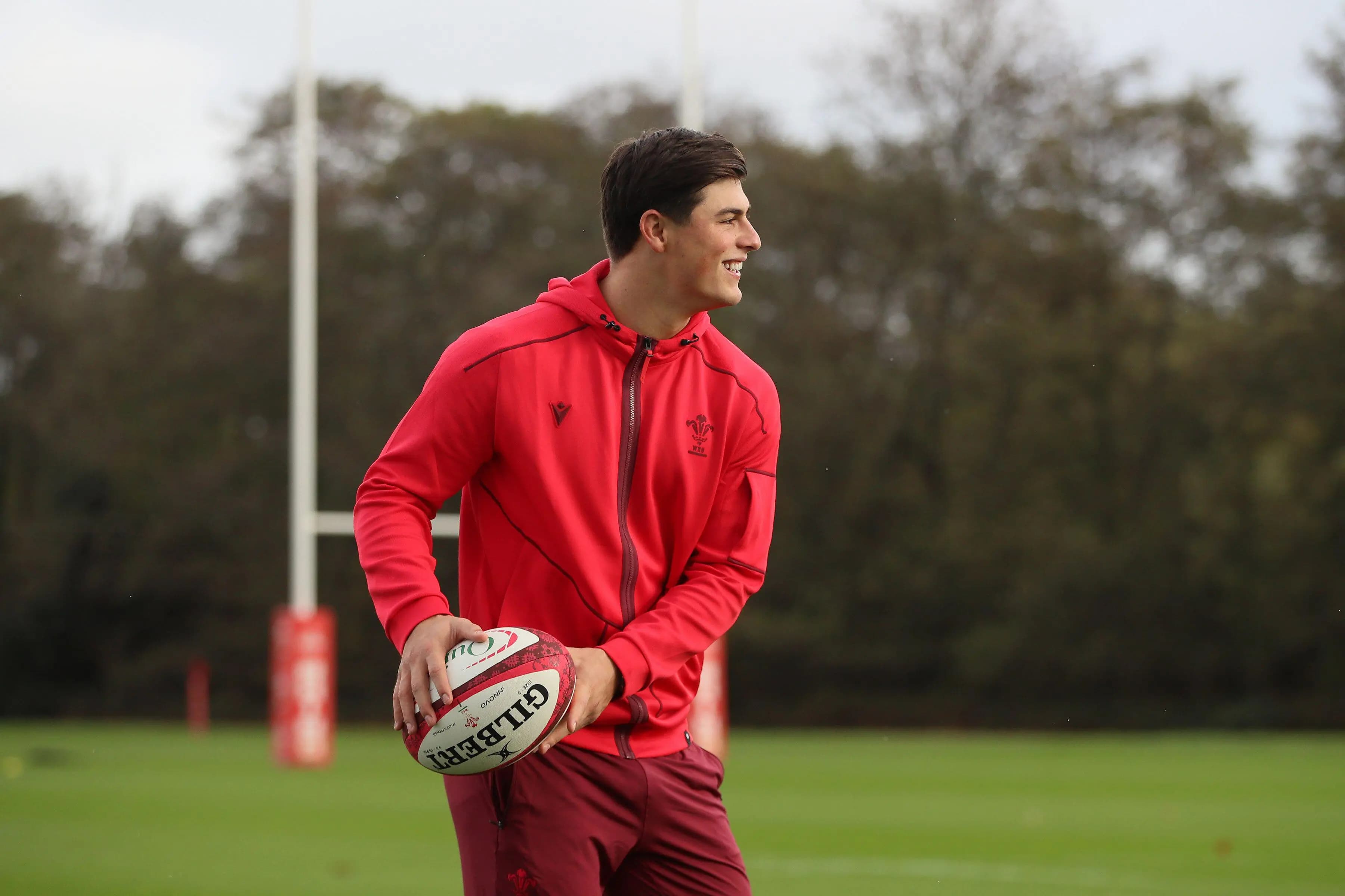 Louis Rees- Zammit of Wales. Pic. Alamy