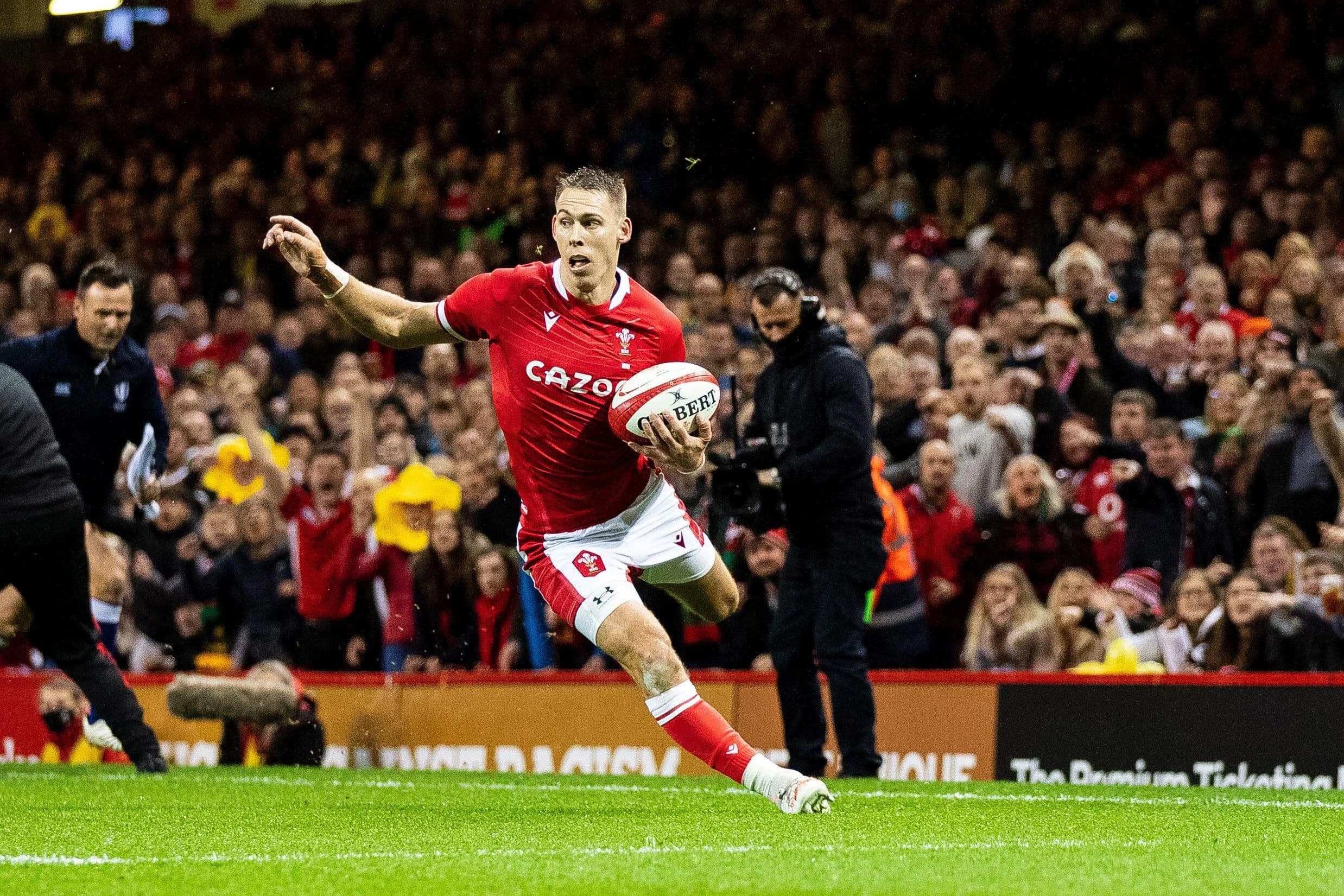 Liam Williams of Wales during the Autumn Nations Series 2021 at the Principality Stadium in Cardiff, Wales - Credit: Simon King/DPPI/Alamy