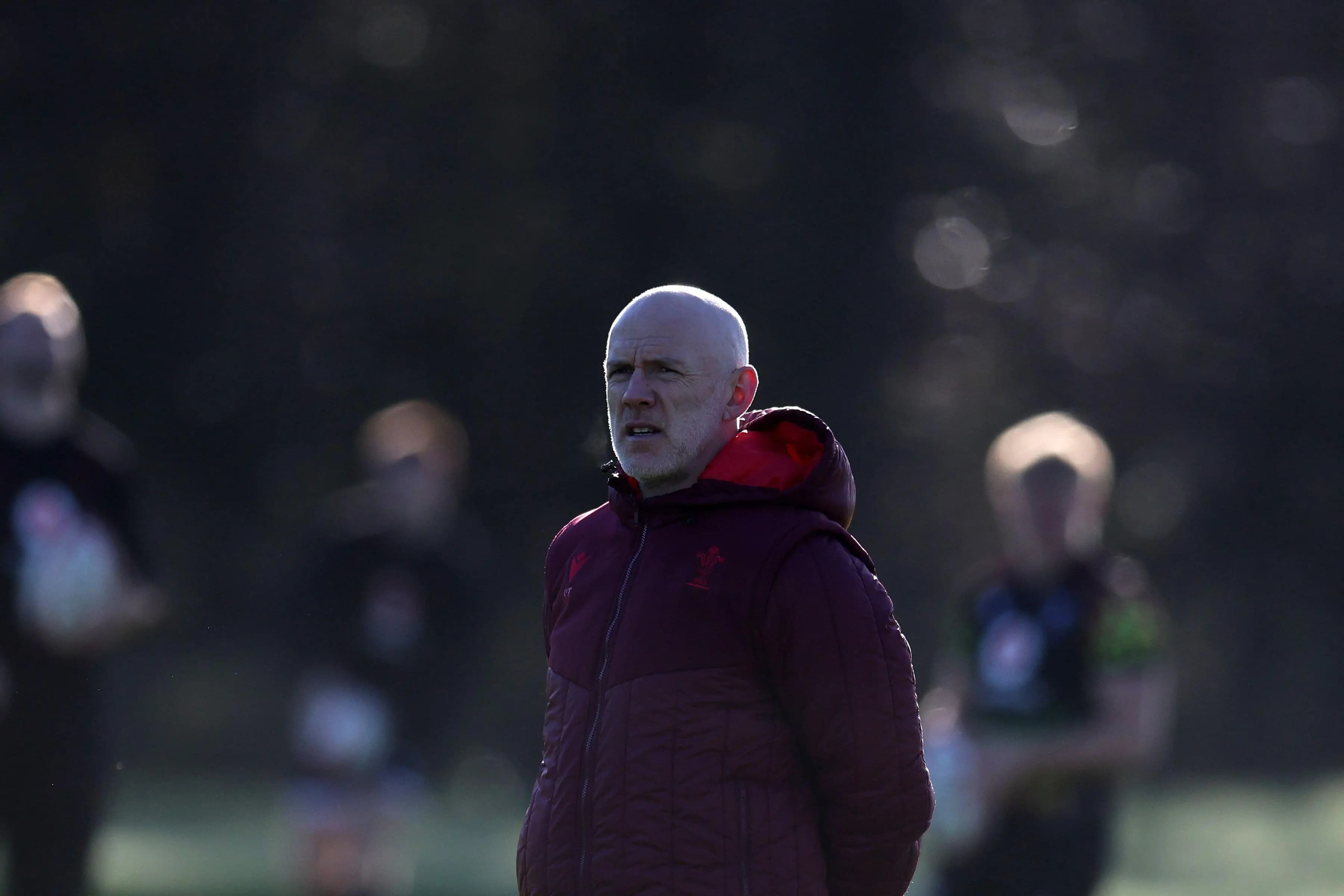 Steve Tandy, the head coach of Wales men's rugby team. Pic. Alamy