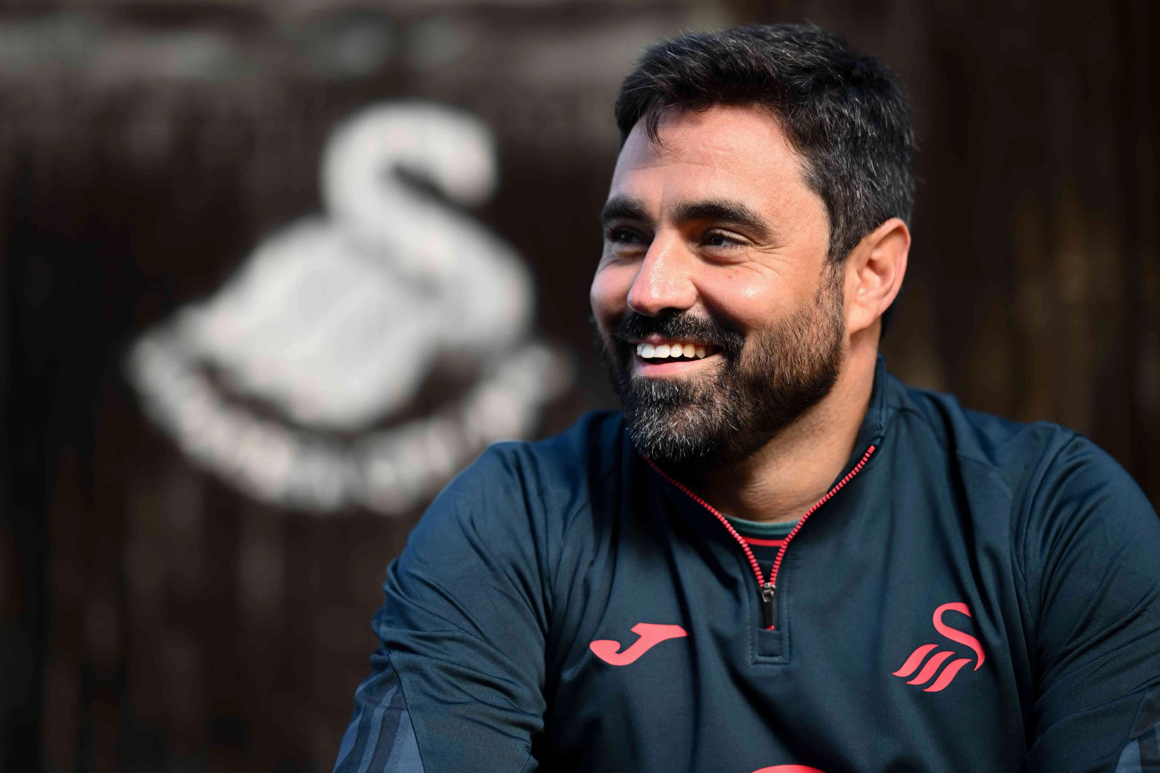 Swansea City head coach Vitor Matos. Pic: Alamy