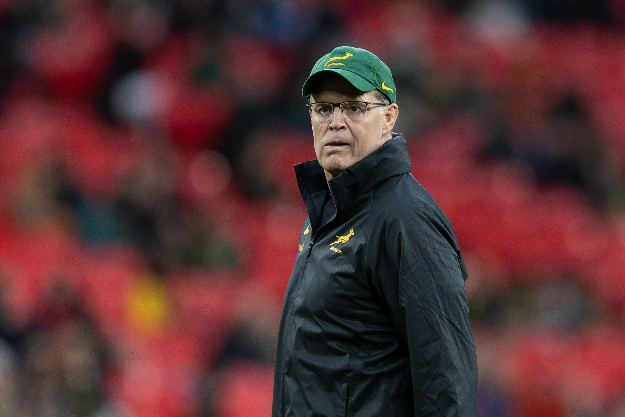 South Africa coach Rassie Erasmus. Pic: Alamy