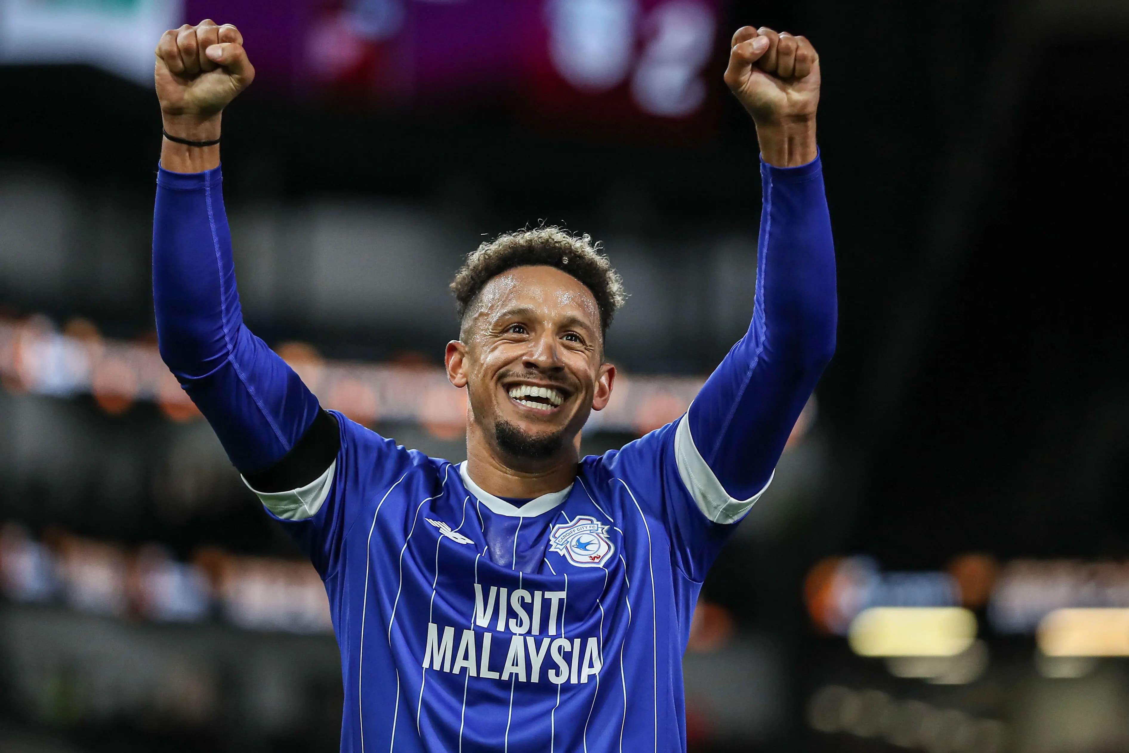 Callum Robinson of Cardiff City. Pic. Alamy