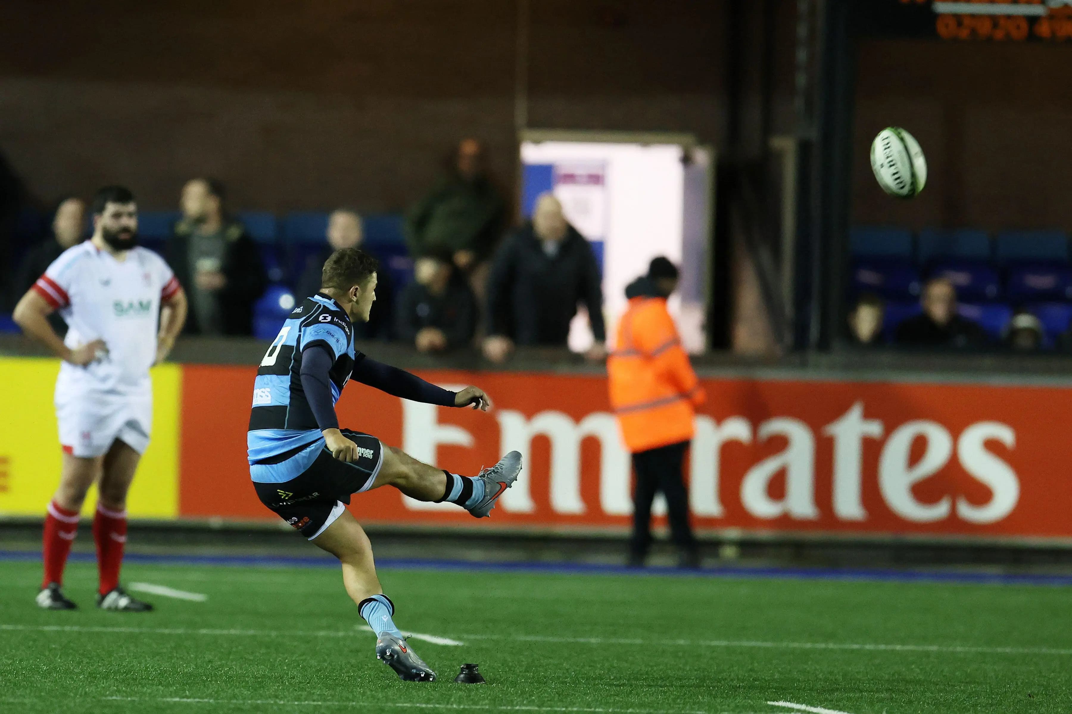 Callum Sheedy of Cardiff rugby. Pic. Alamy