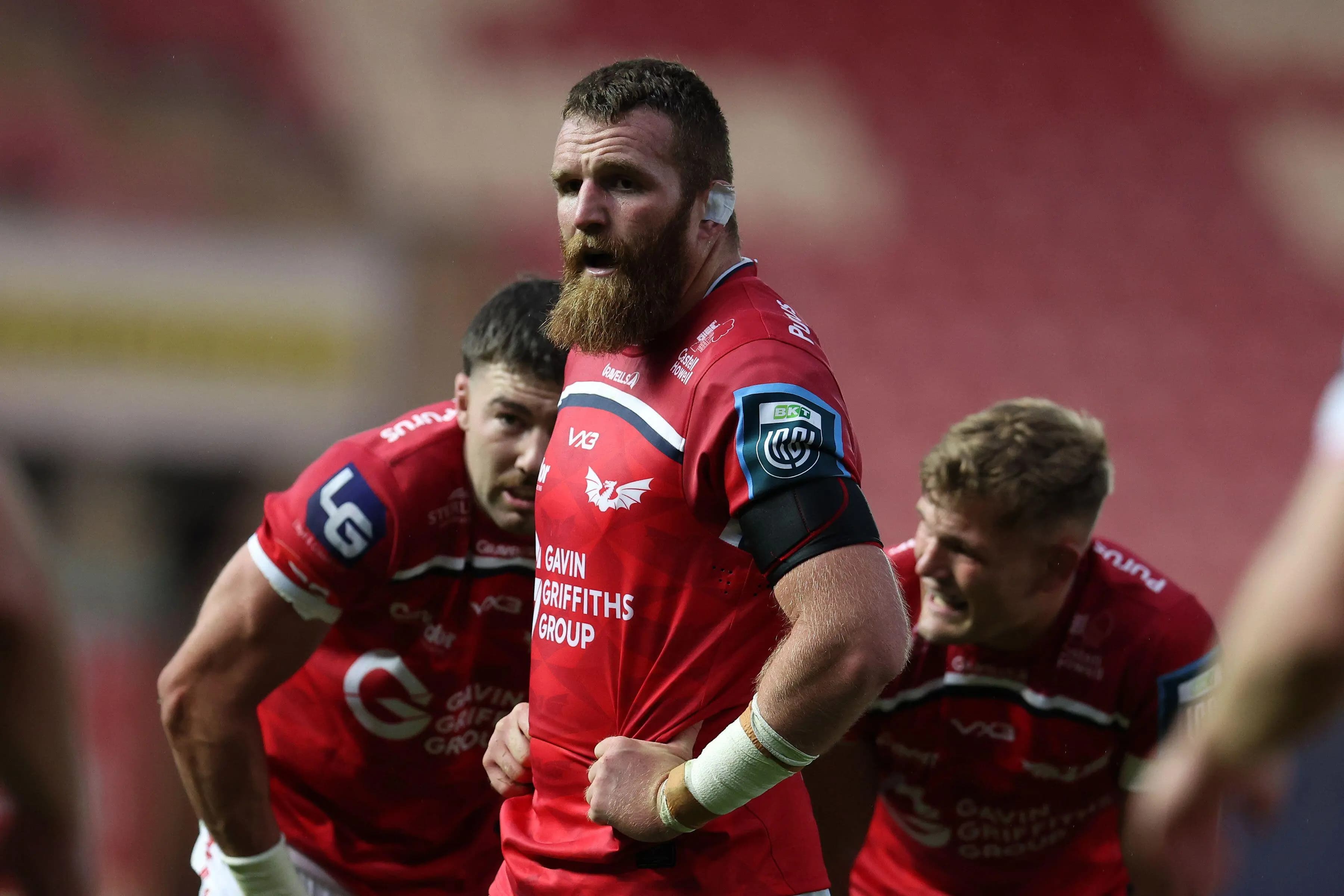Scarlets forward Jake Ball. Pic: Alamy