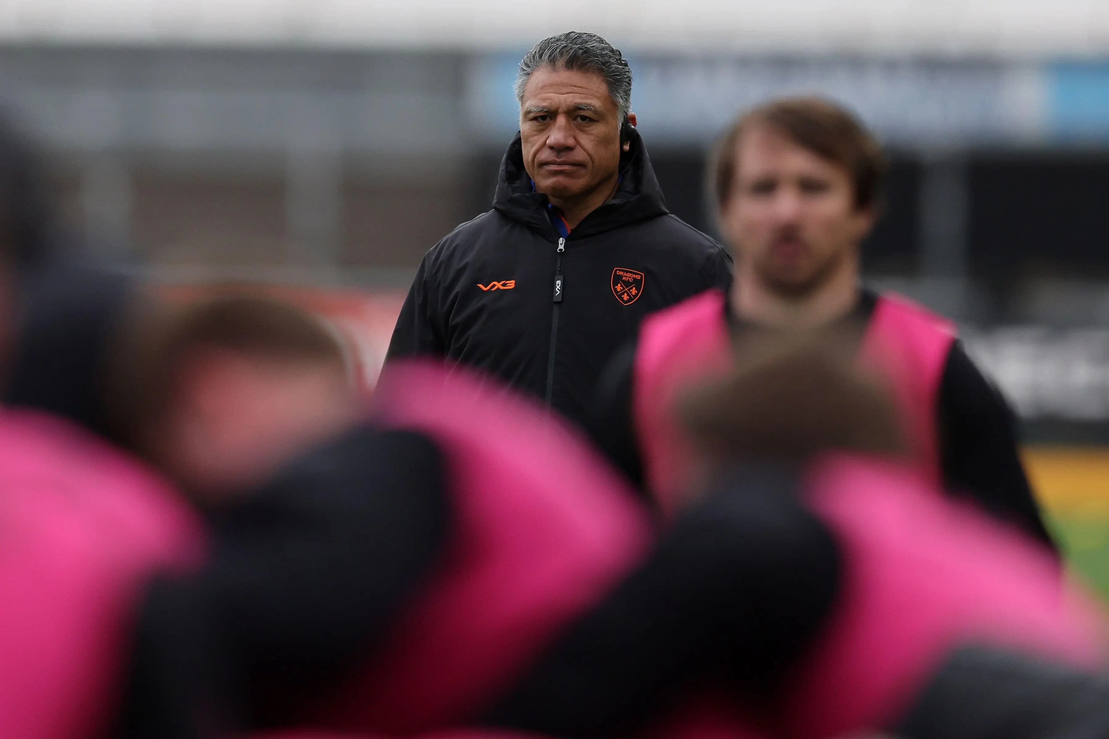 Filo Tiatia, head coach, Dragons. Pic. Alamy