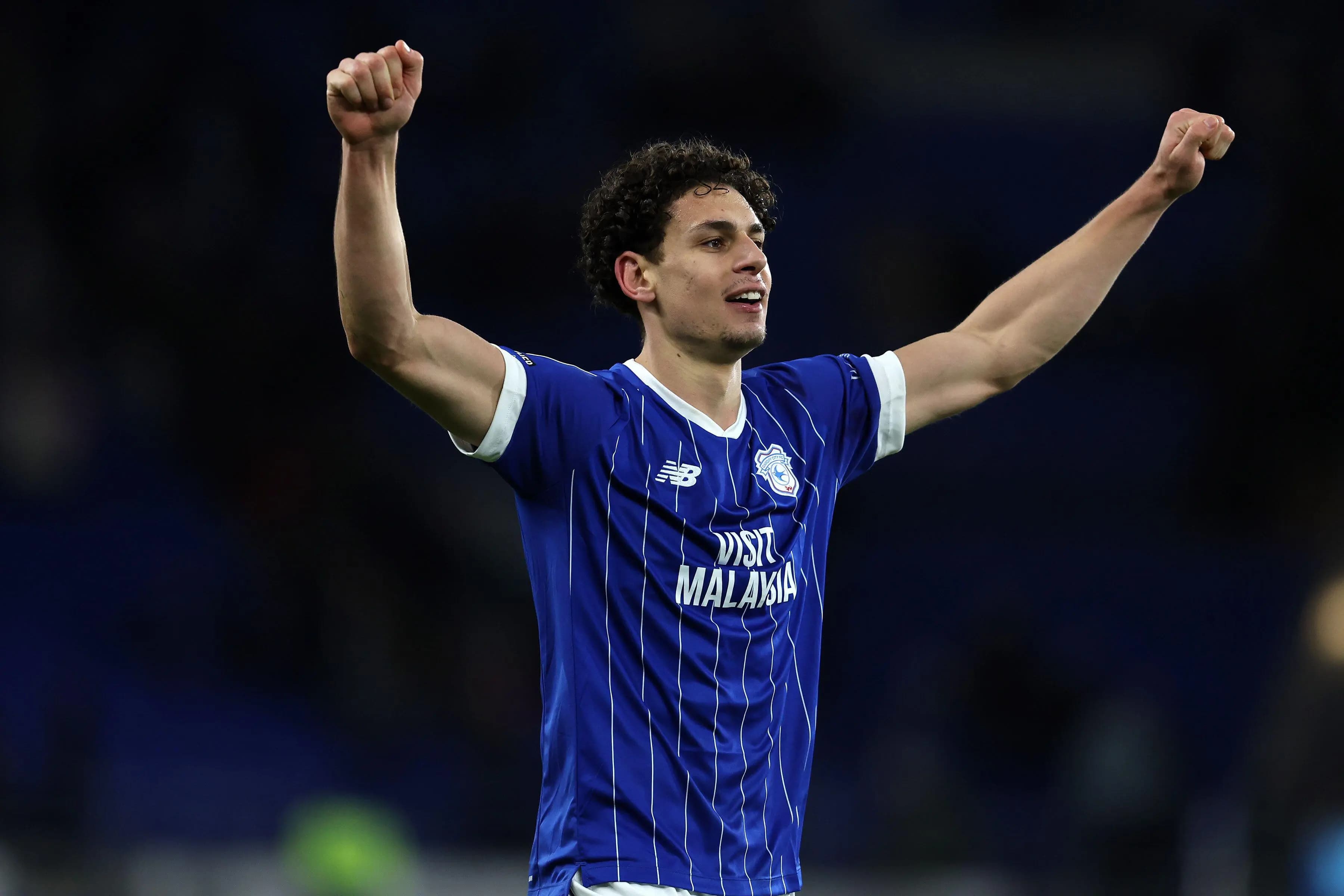 Yousef Salech of Cardiff City. Pic. Alamy