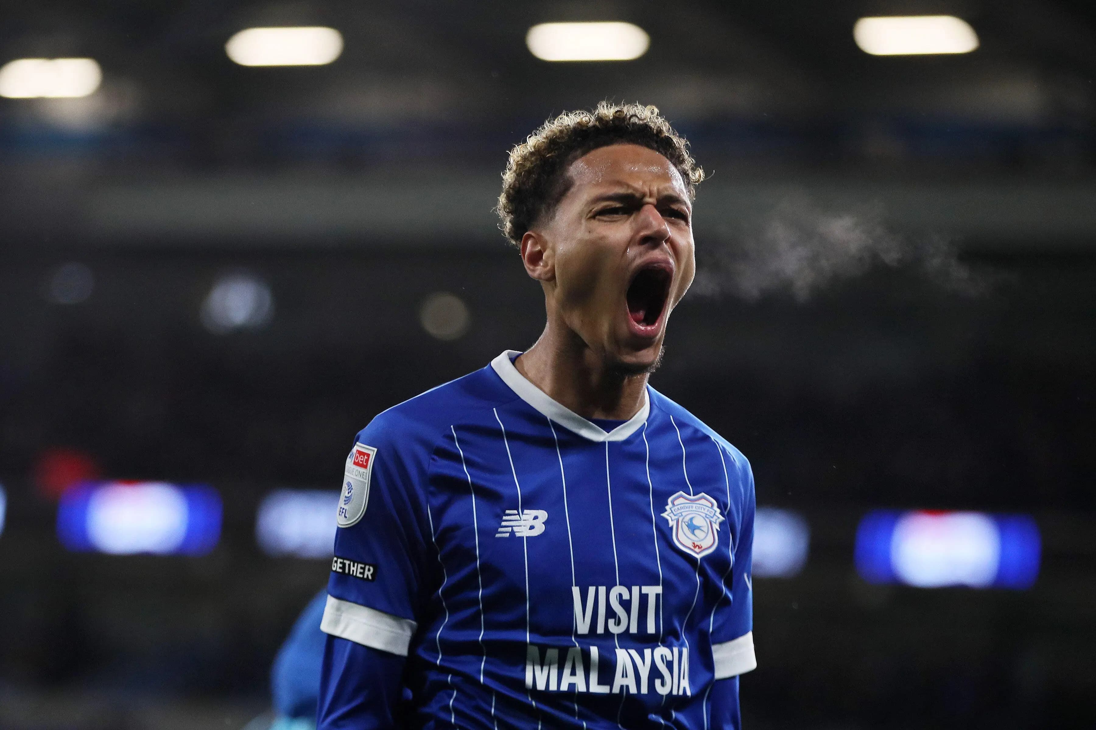 Omari Kellyman of Cardiff City. Pic. Alamy4