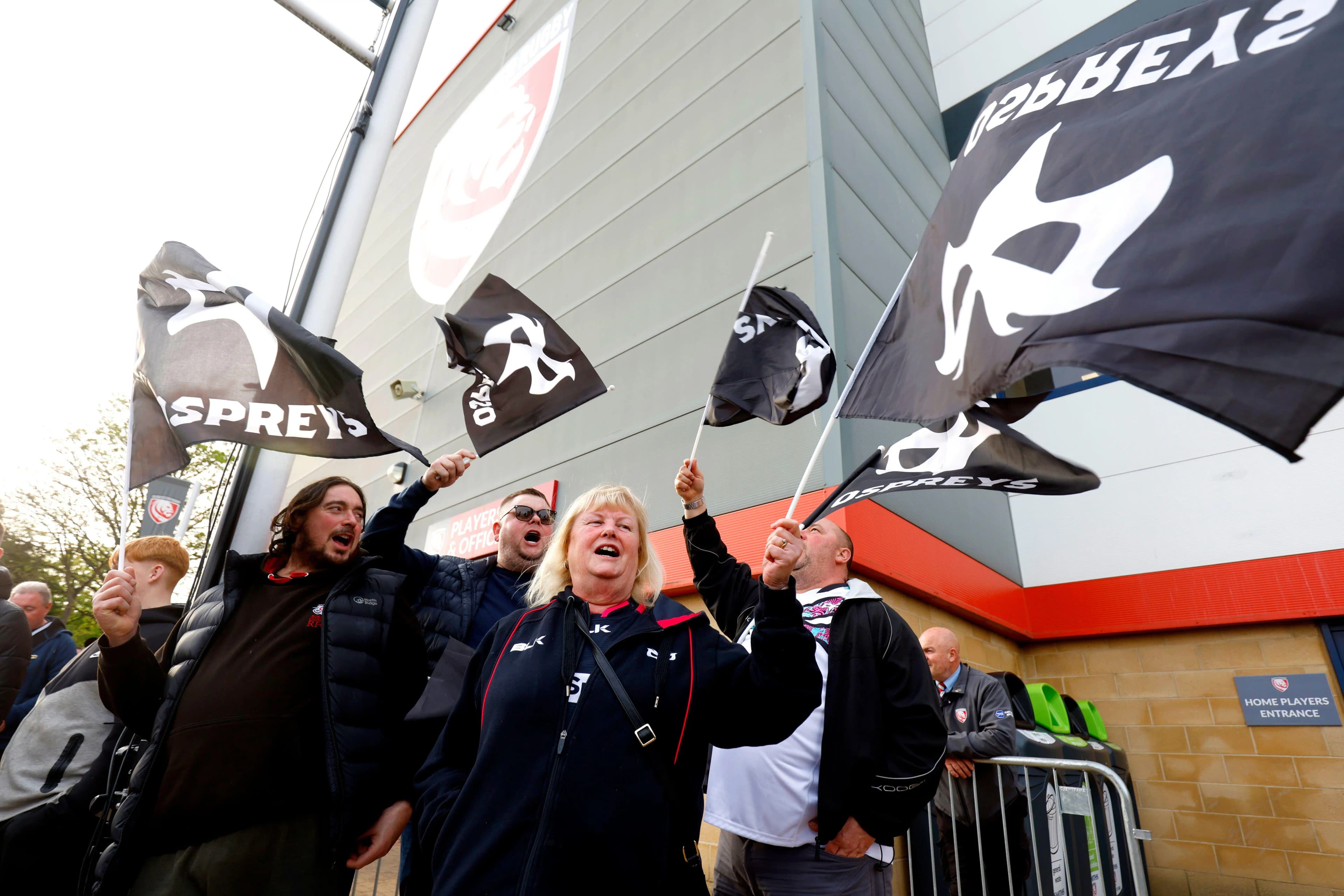 Ospreys fans have found their voices. Pic: Alamy.