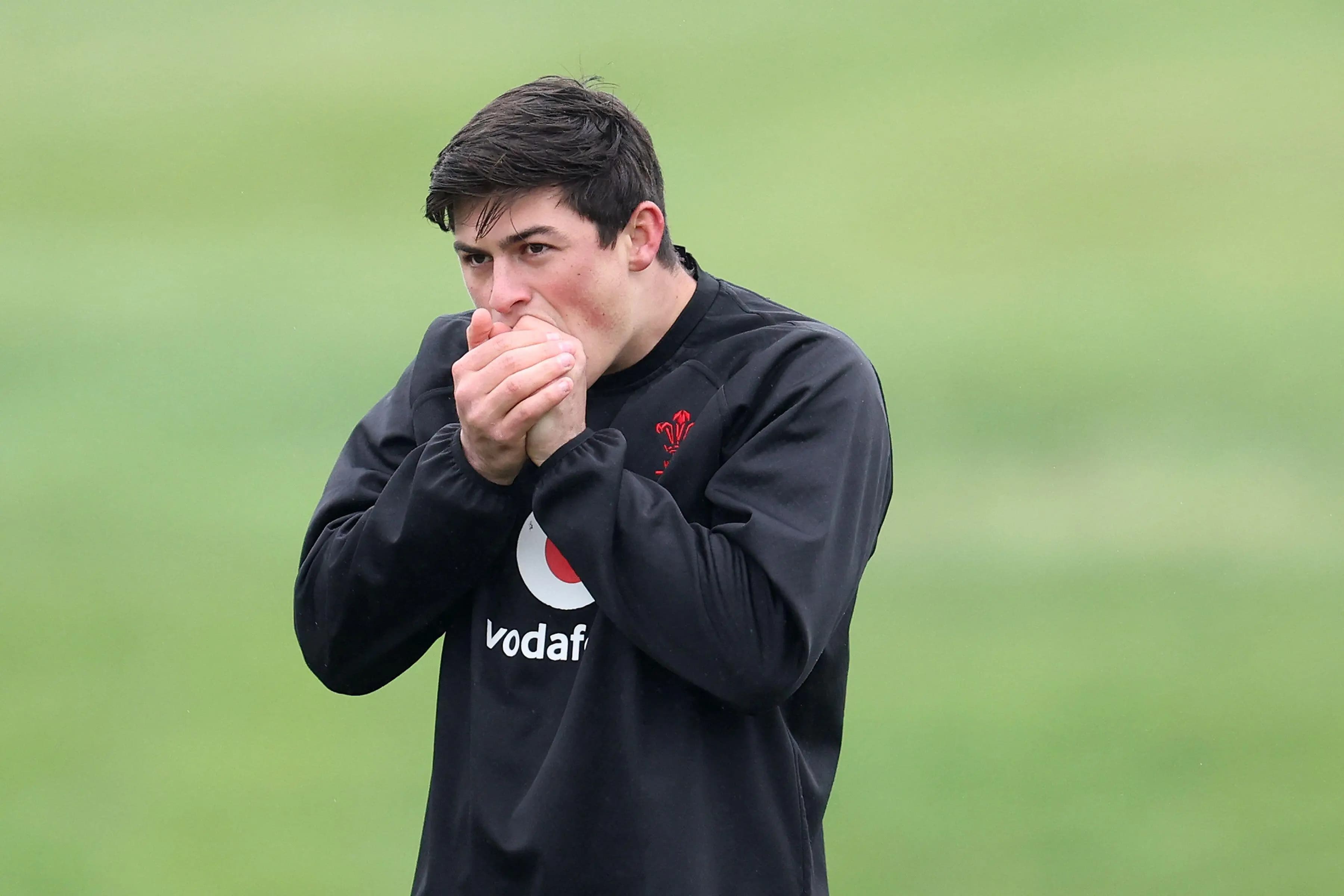 Louis Rees-Zammit of Wales. Pic. Alamy